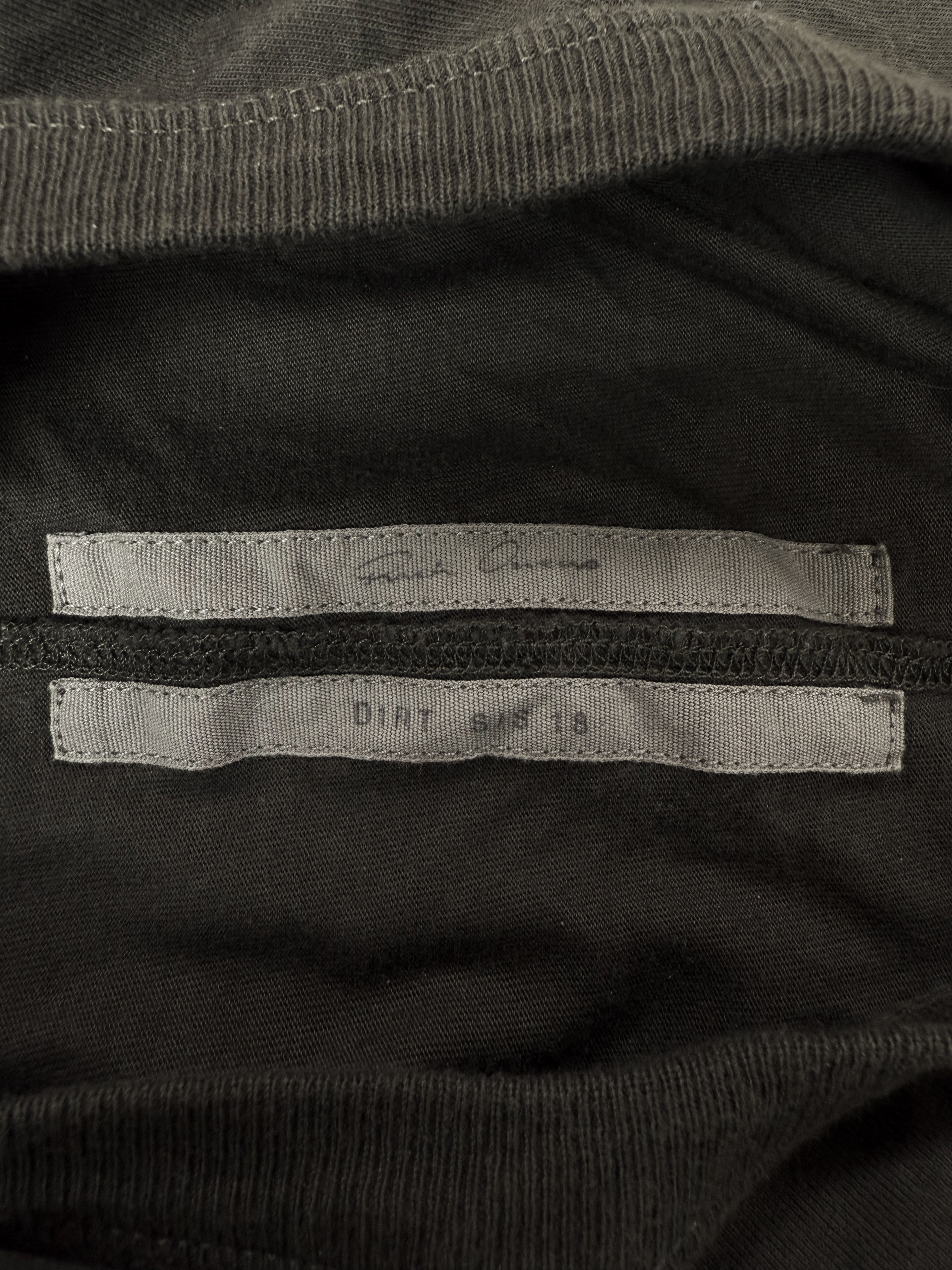 SS18 Rick Owens ‘Dirt’ Skin Fitting Long Sleeve Shirt