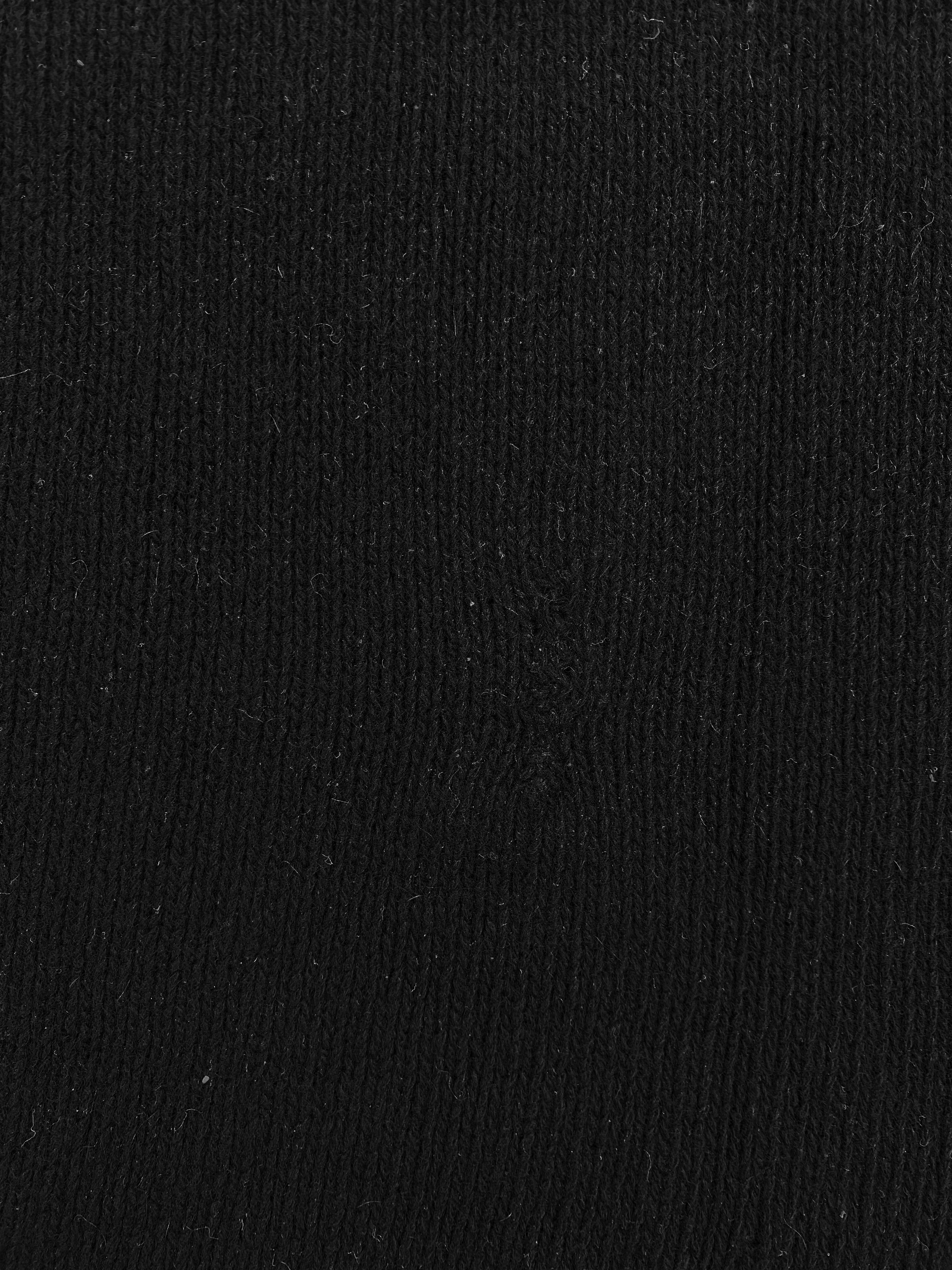 Prada Cashmere Black Knit Cropped Sweater