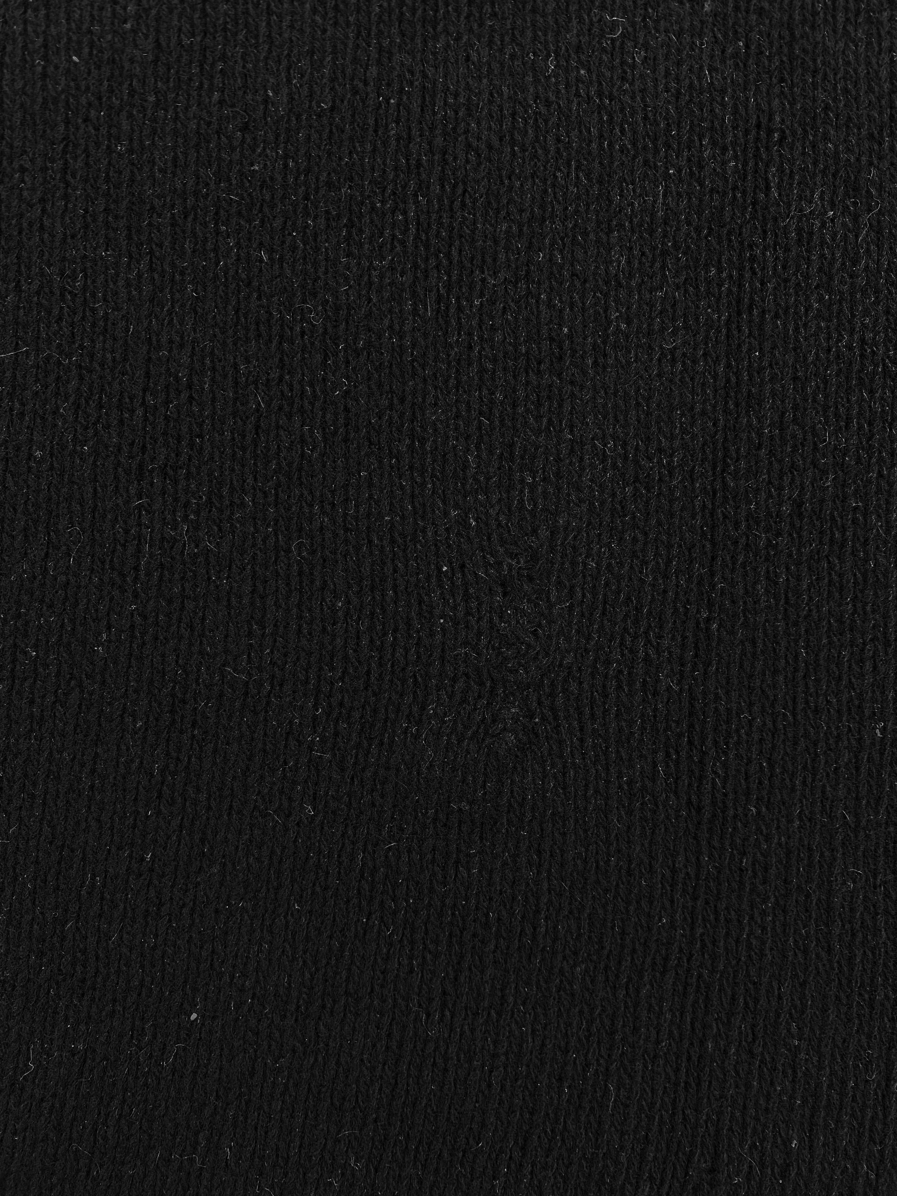 Prada Cashmere Black Knit Cropped Sweater