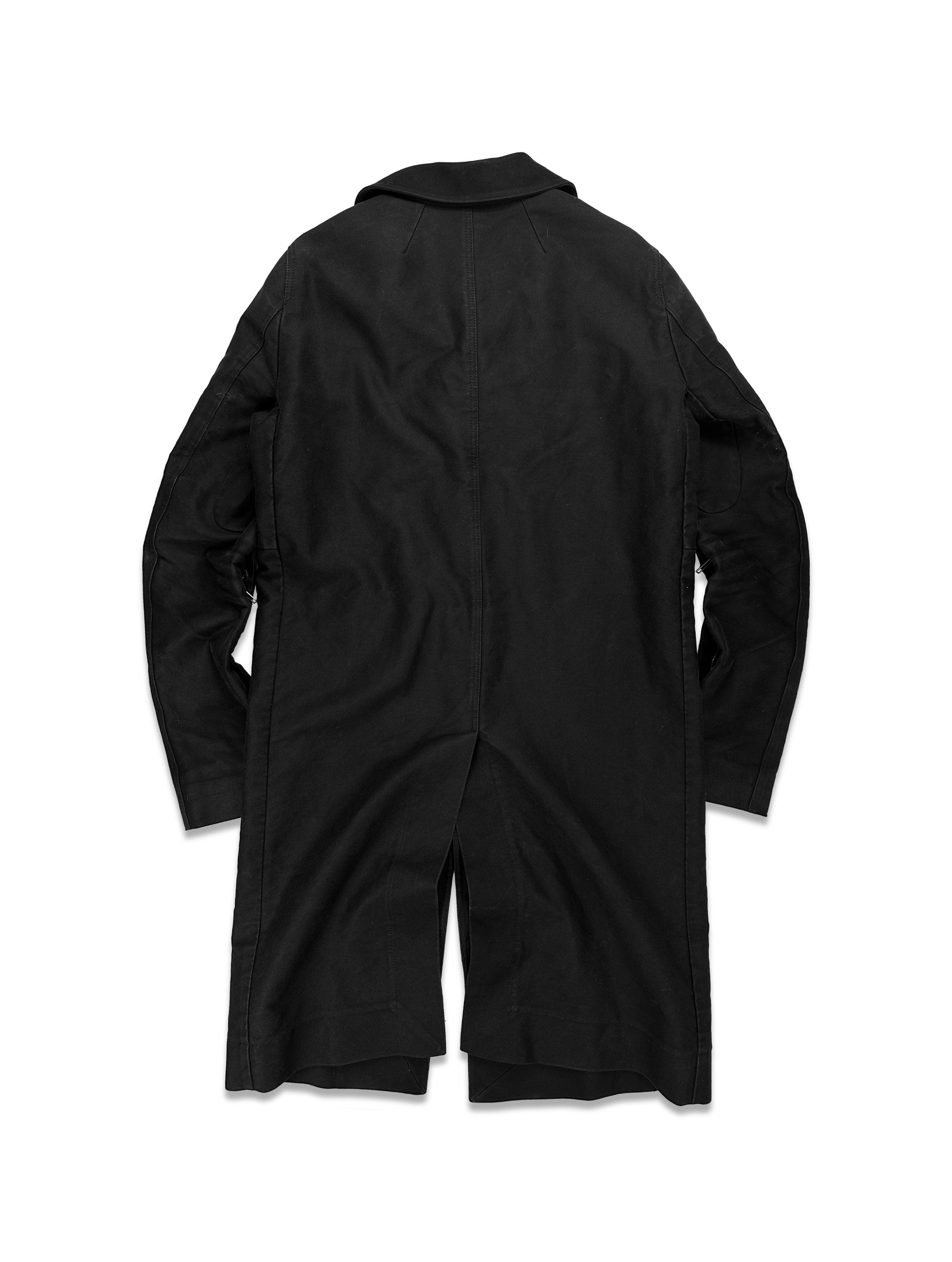AW14 Rick Owens ‘Moody’ Black Double Breasted Trench Coat