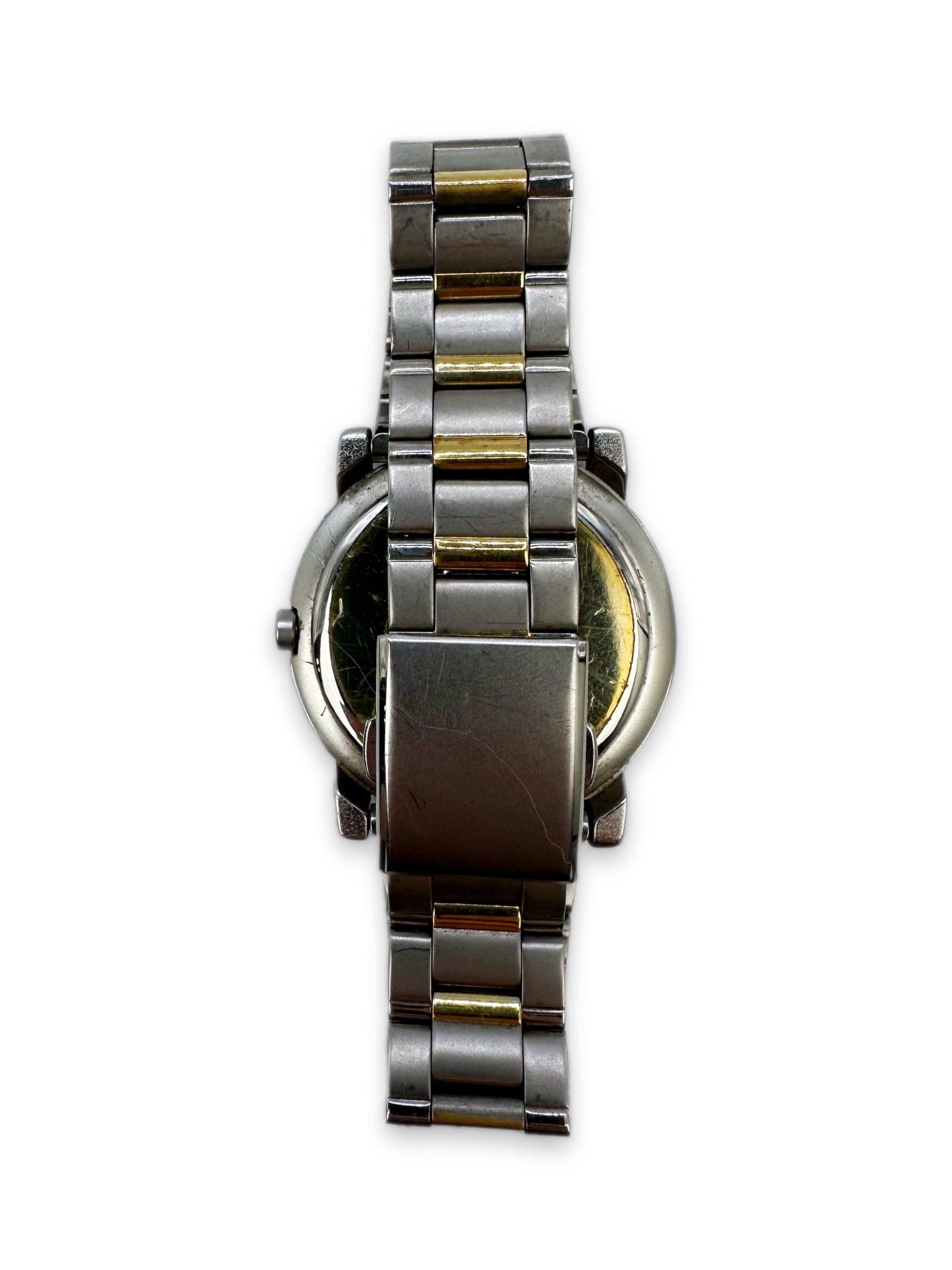 Jean Paul Gaultier Two Tone Metallic Wrist Watch
