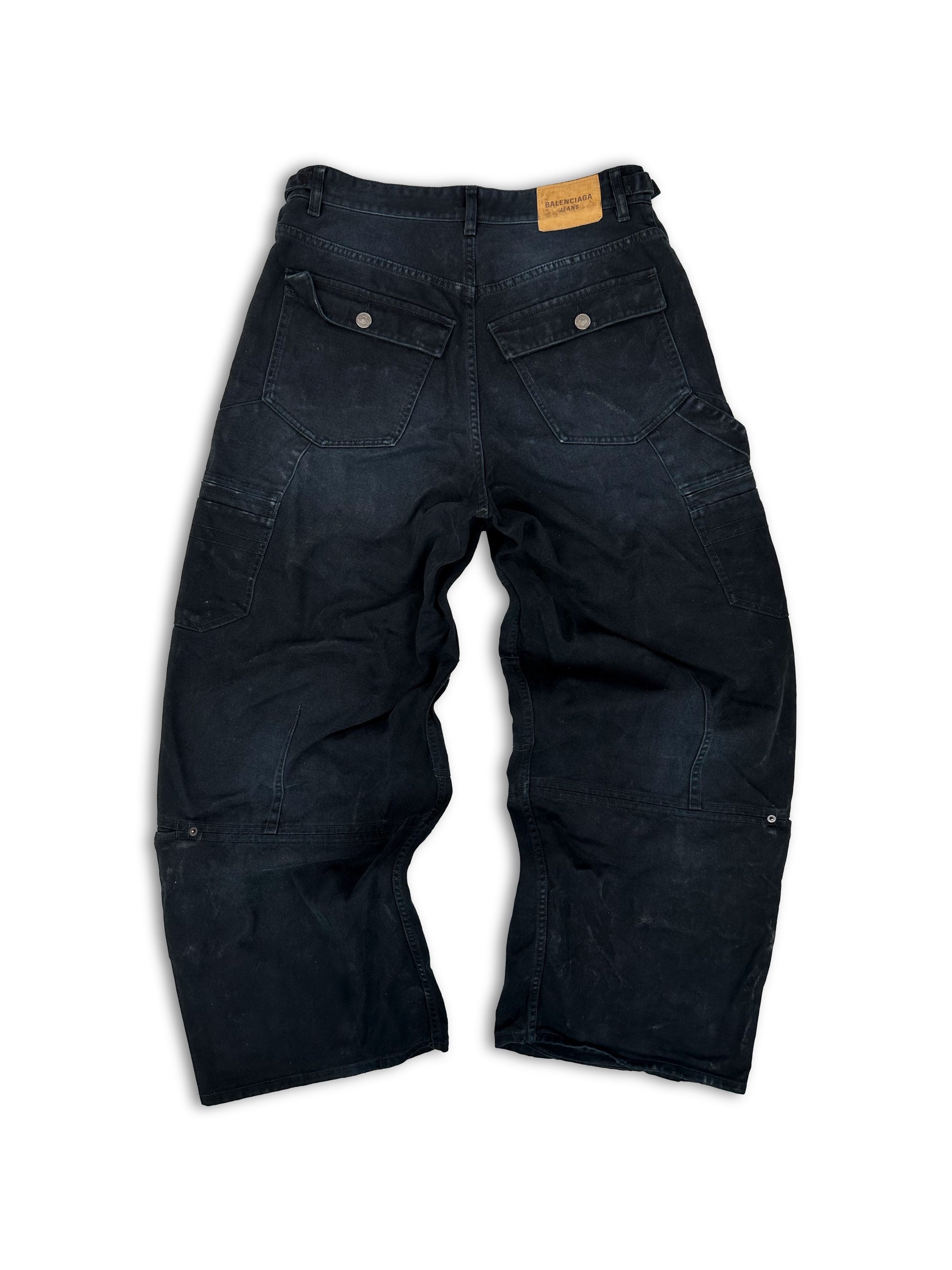 AW23 Balenciaga Baggy Multi Pocket Denim ‘Carpenter’ Pants