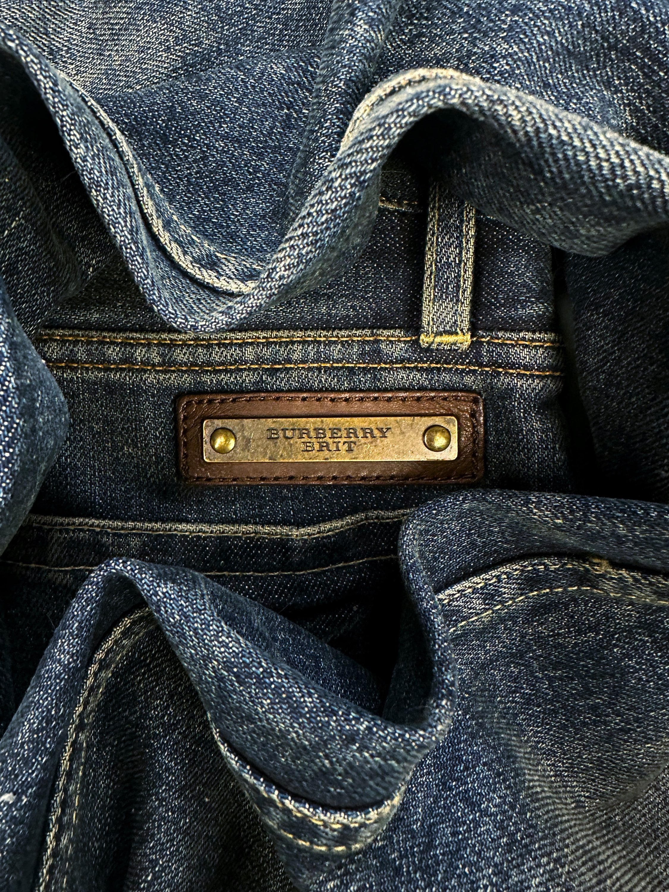 Burberry Brit Blue Wash Heavy Weight Denim