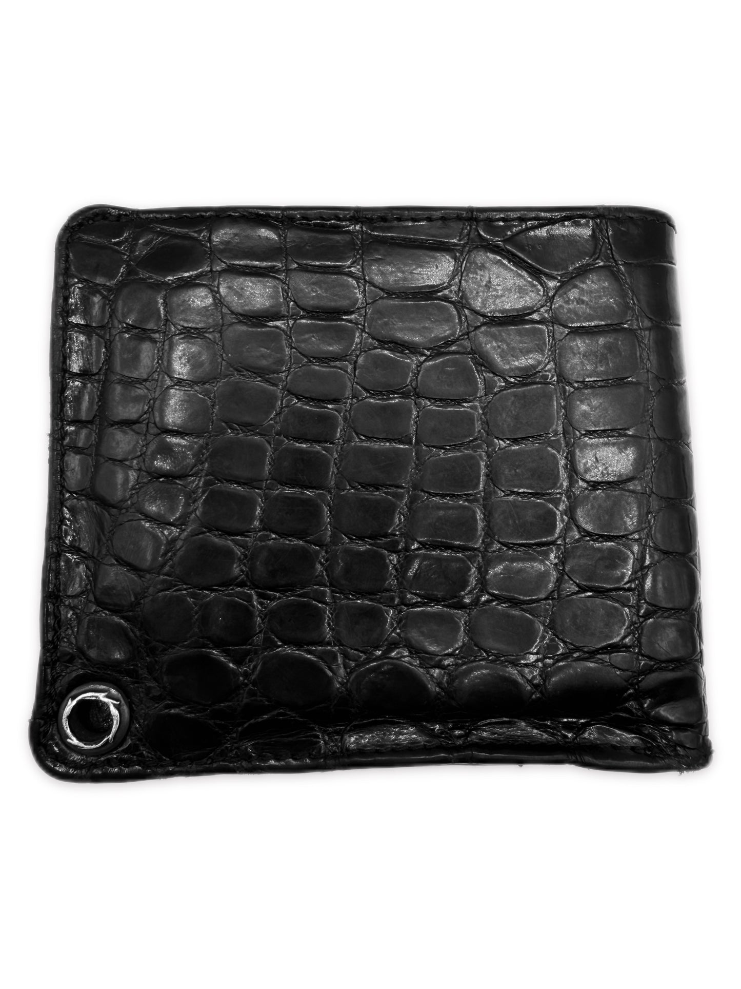 Chrome Hearts Alligator Black Leather Bifold Wallet