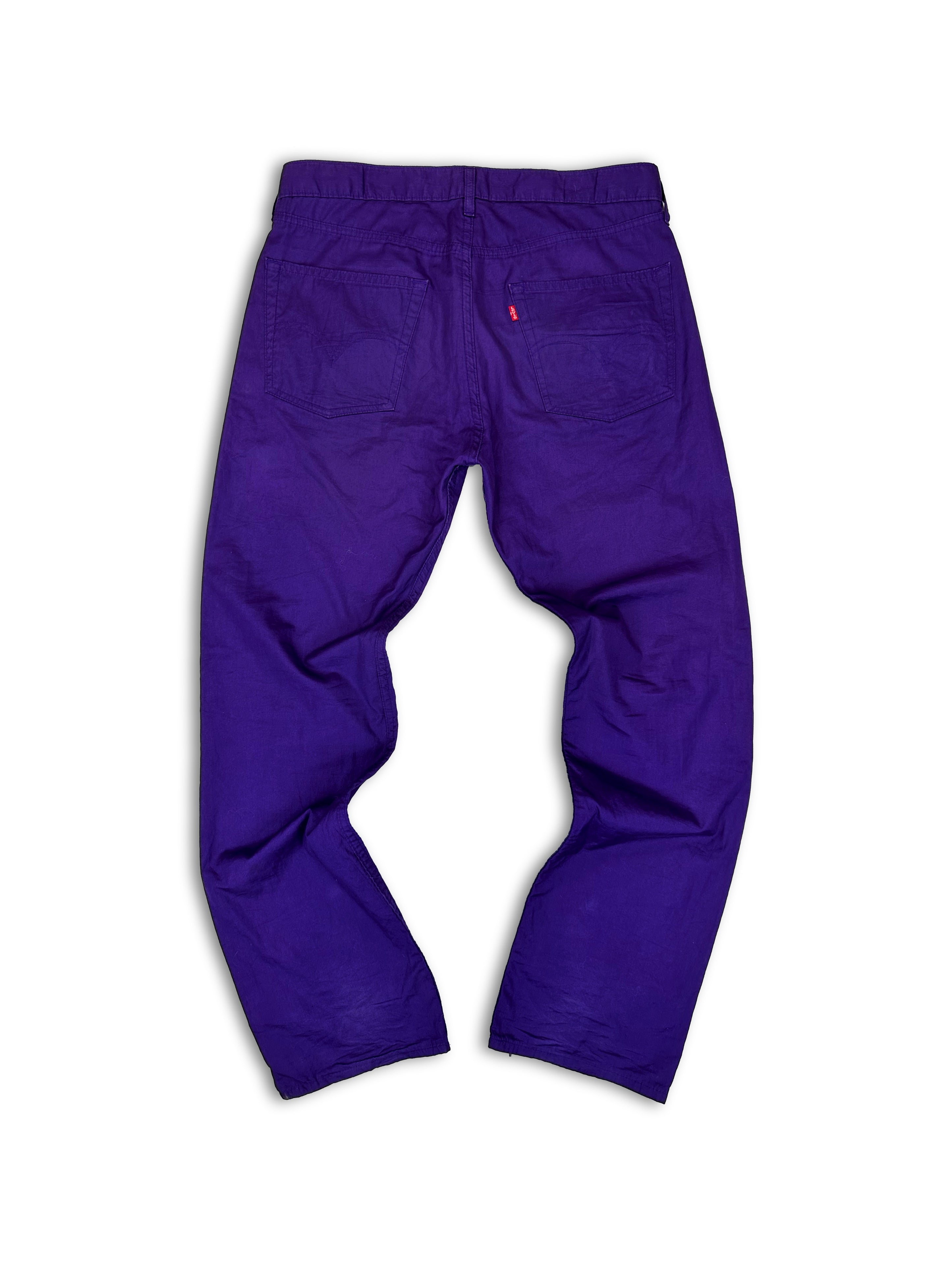 SS02 Junya Watanabe Poem ‘Companion’ Purple Boot Cut Pants