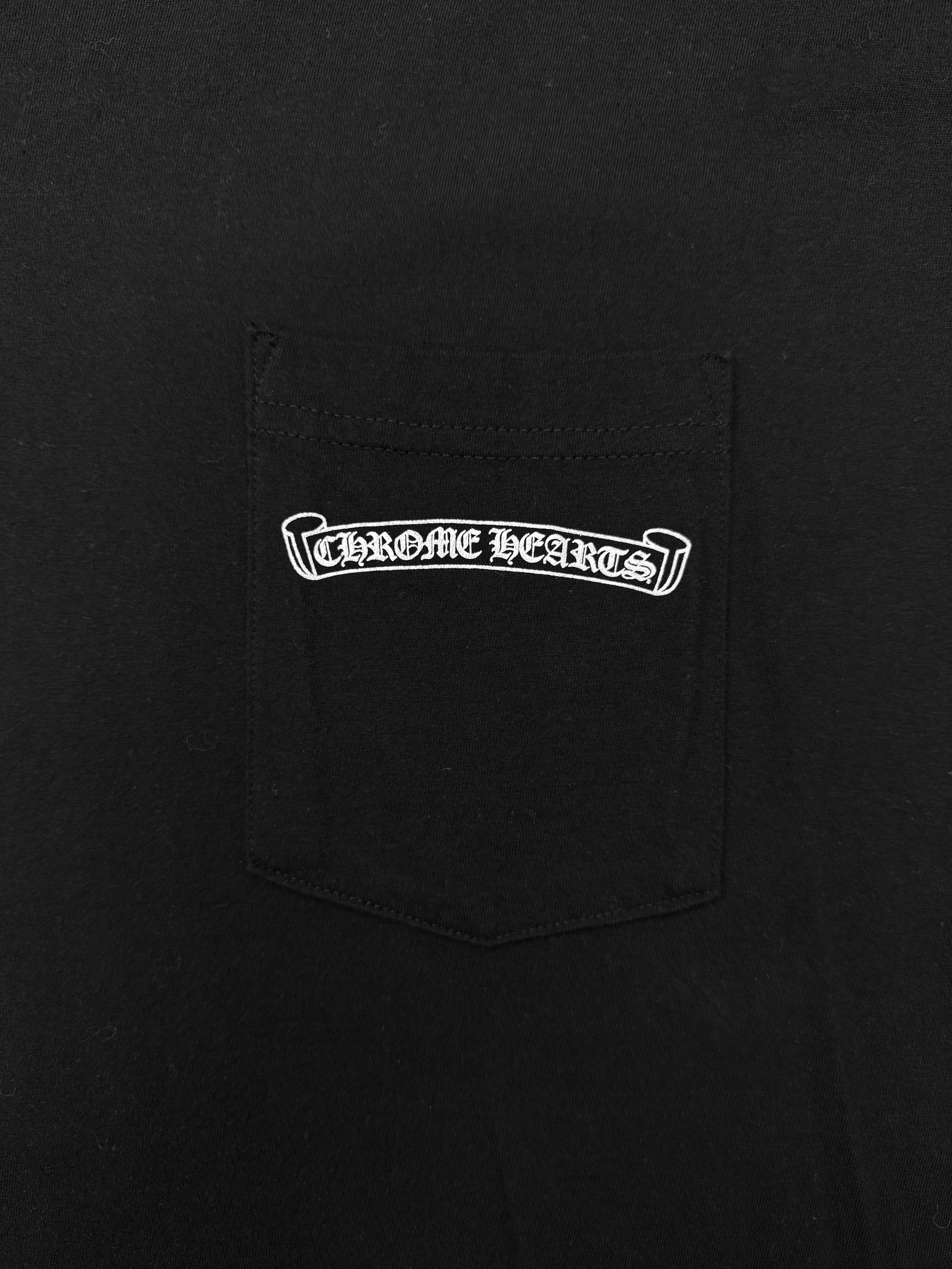 Chrome Hearts Cross Floral Snowflake Black Graphic T-Shirt