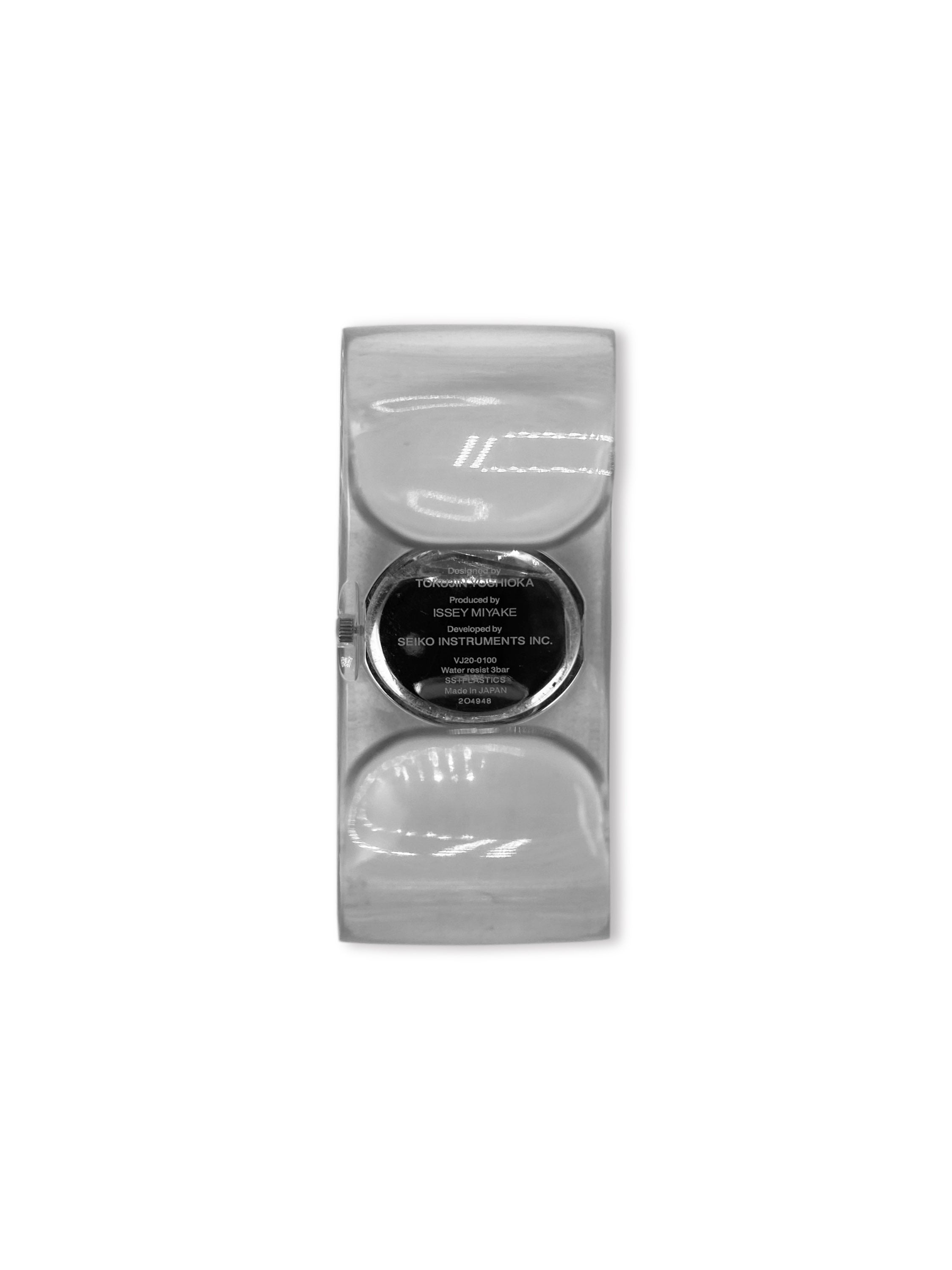 90s Issey Miyake by Tokujin Yoshioka Plastic Cuff Watch