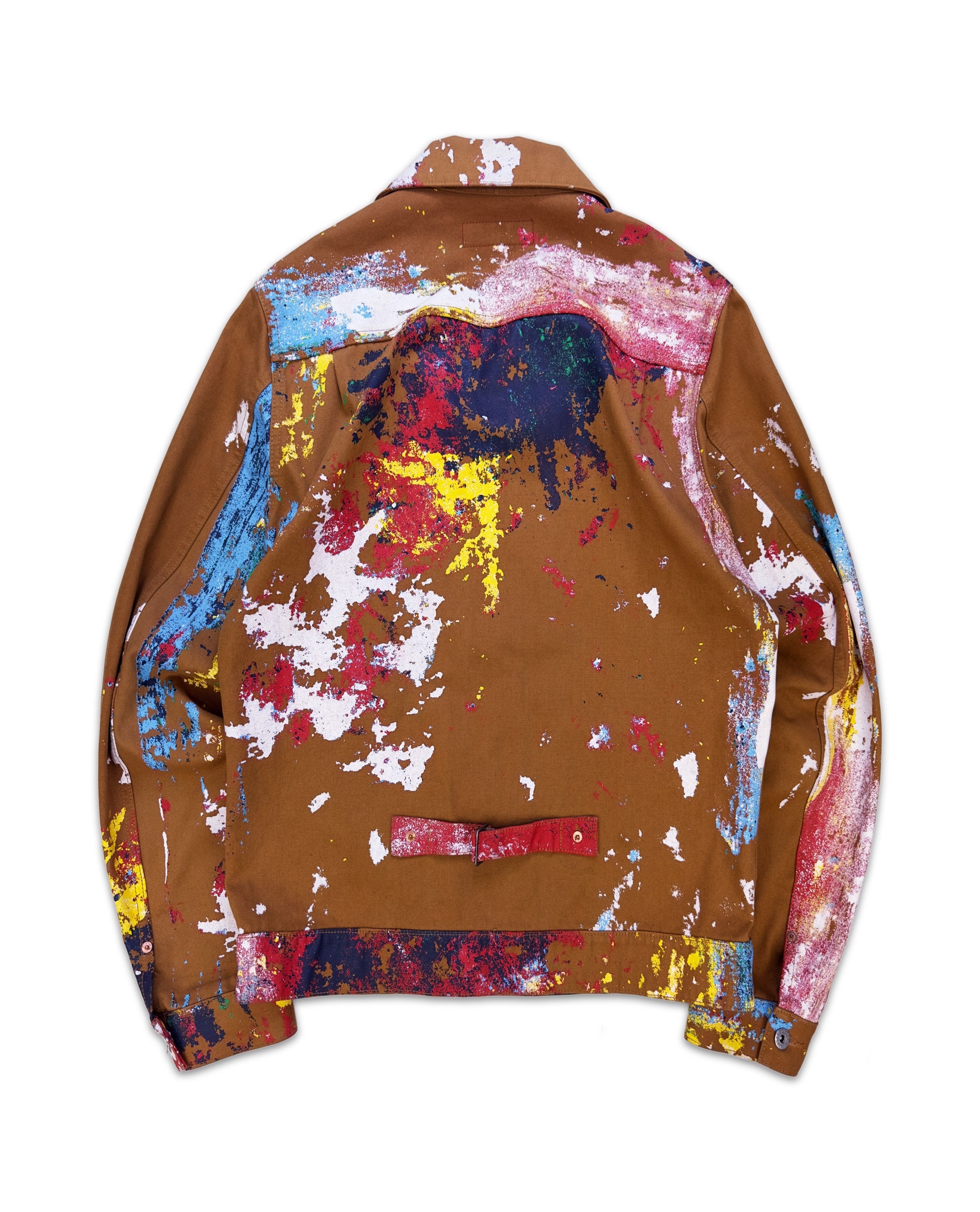 SS18 Junya Watanabe x Levi’s ‘Paint’ Back Buckle Trucker Jacket