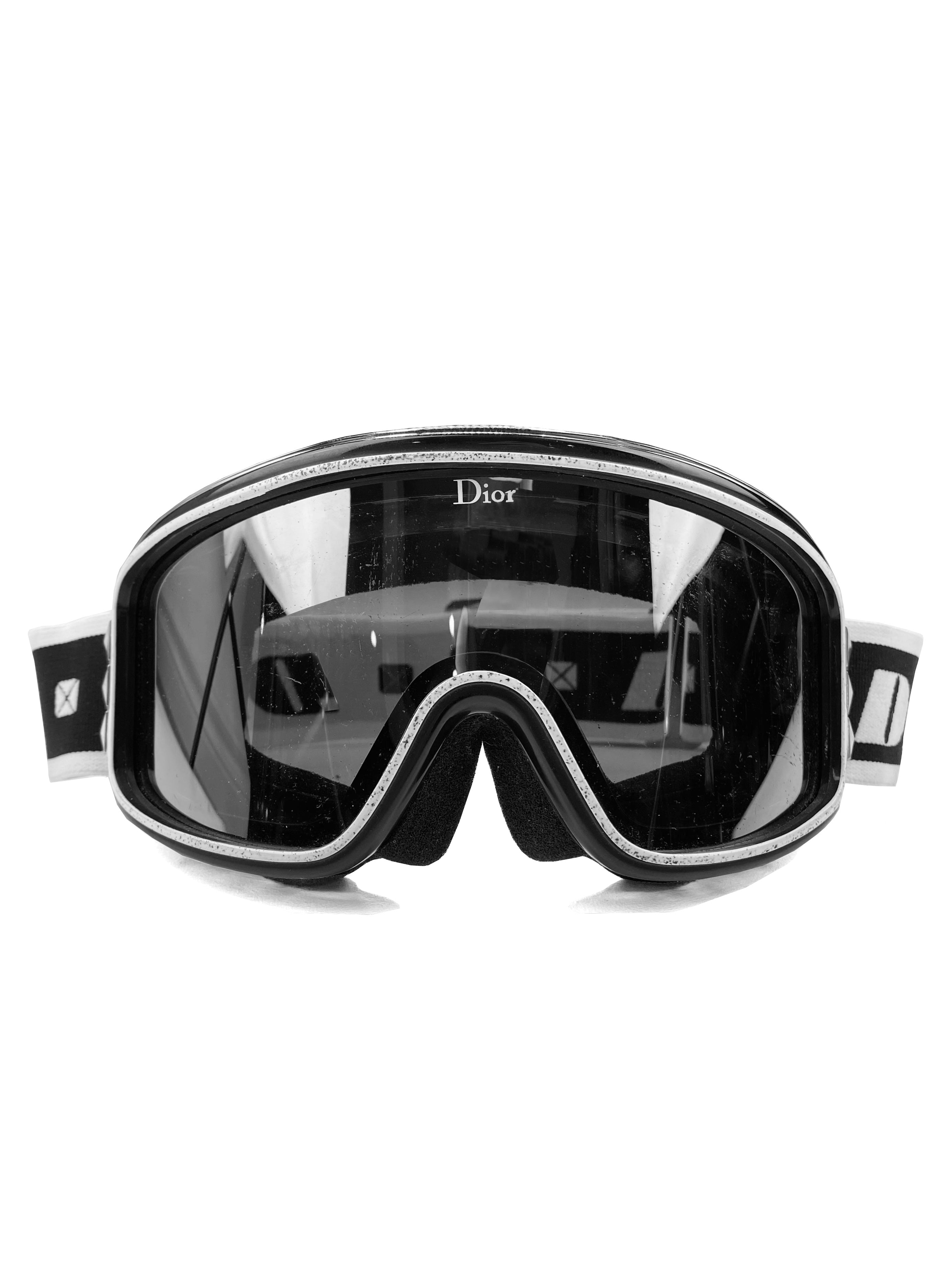 80’s Dior Sport Monogram Reflective Studded Ski Goggles