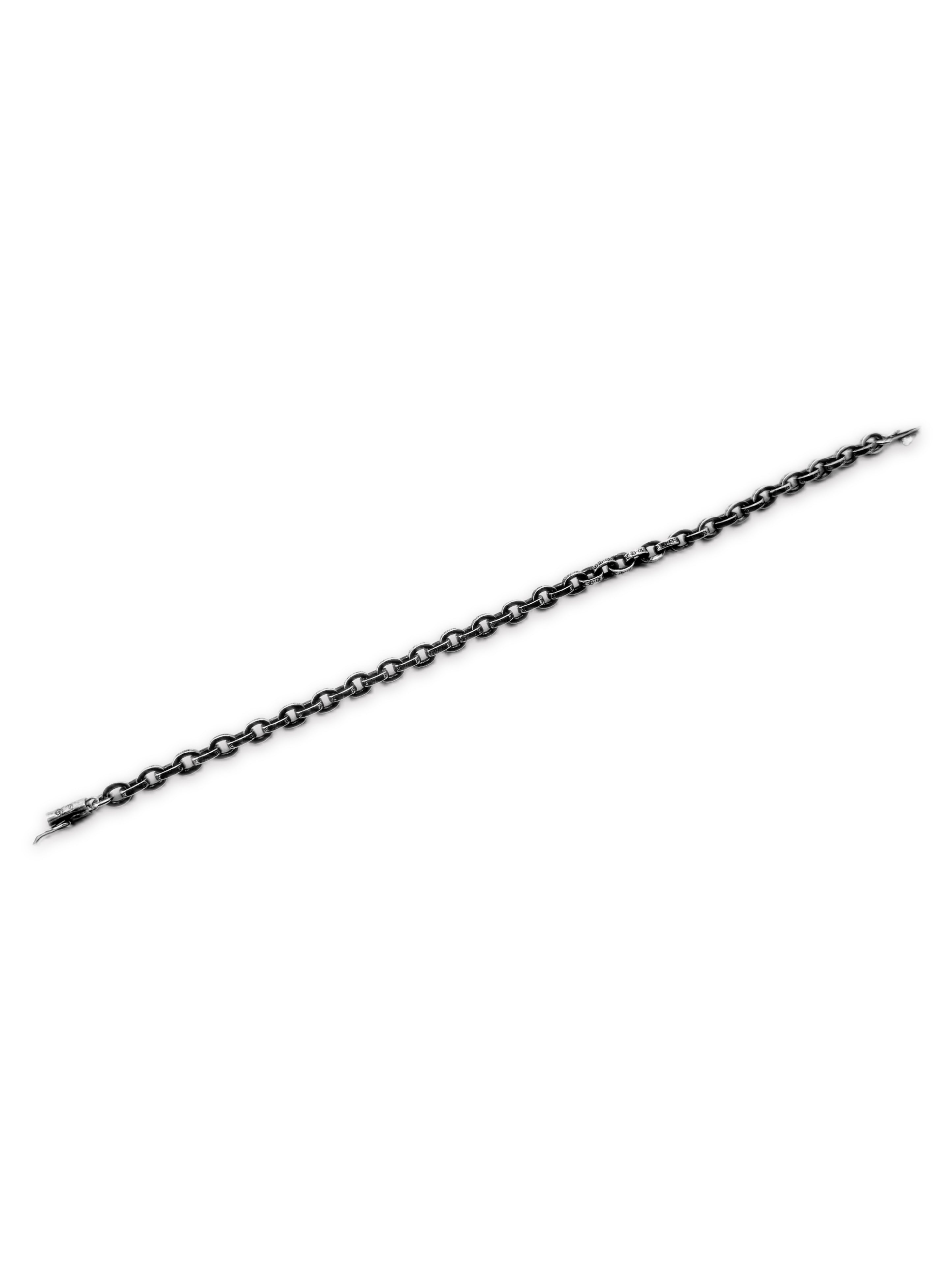 Chrome Hearts ‘Paper Chain’ 8 inch .925 Silver  Bracelet