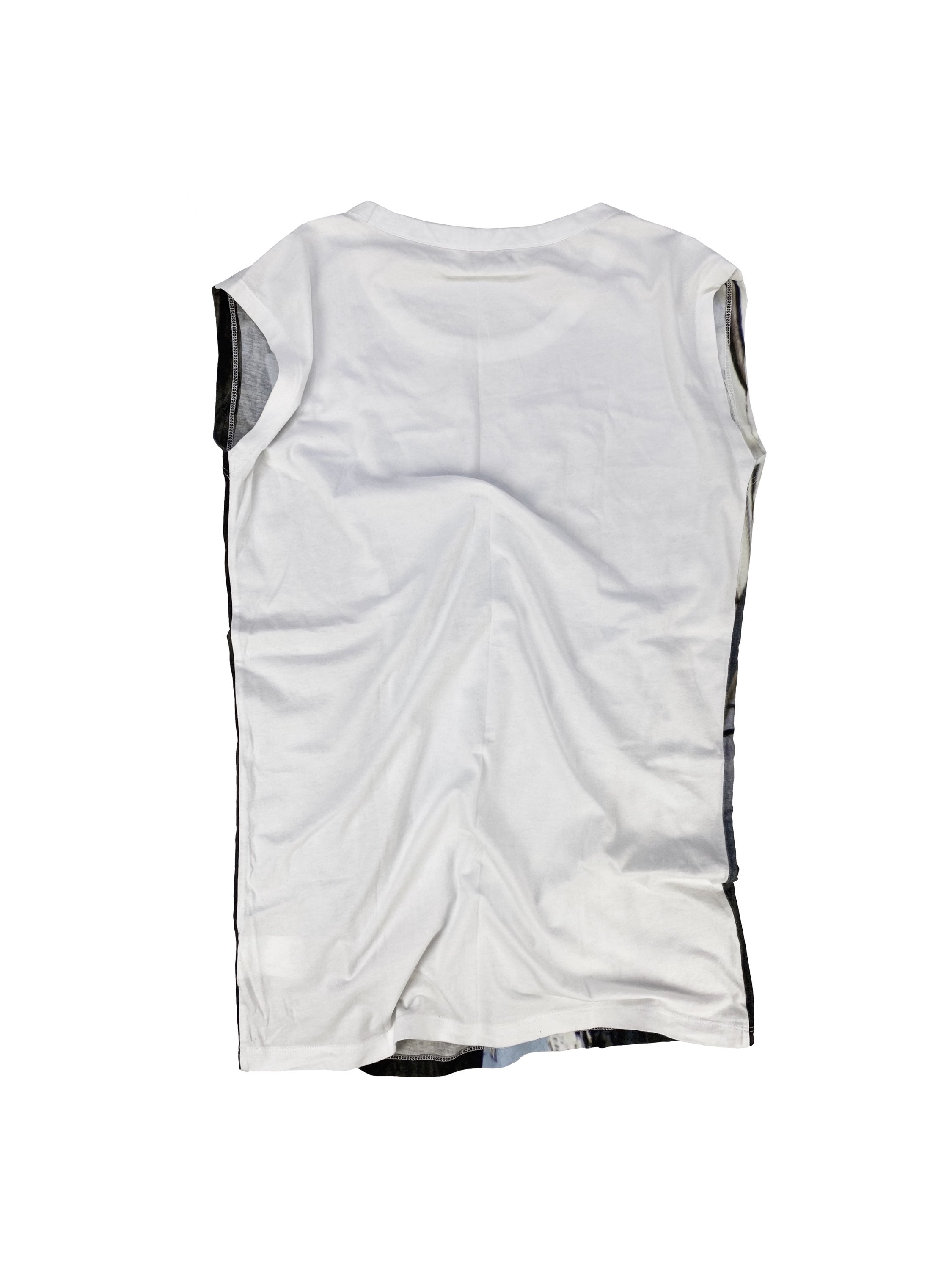 Maison Margiela MM6 Landscape Boxy Sleeveless Tank-top