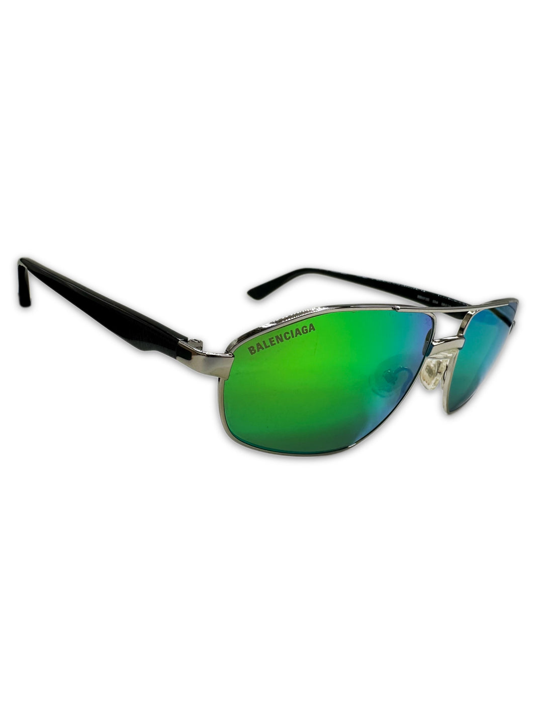 2019 Balenciaga ‘Iridescent’ Aviator Frame Gradient Sunglasses