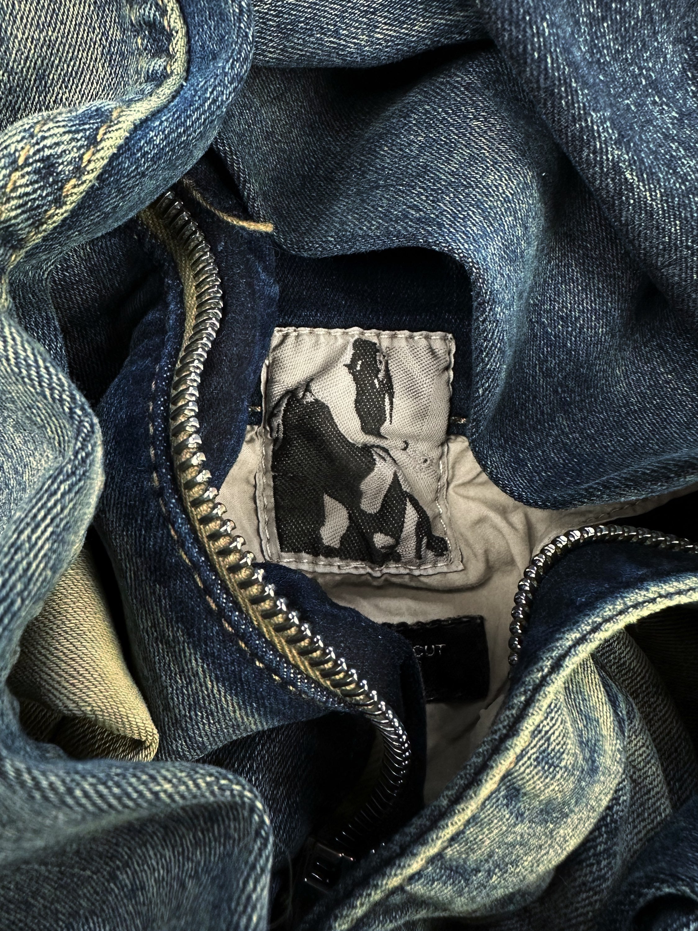 SS23 Rick Owens EDFU ‘Bolan’ Gradient Flared Oversized Denim