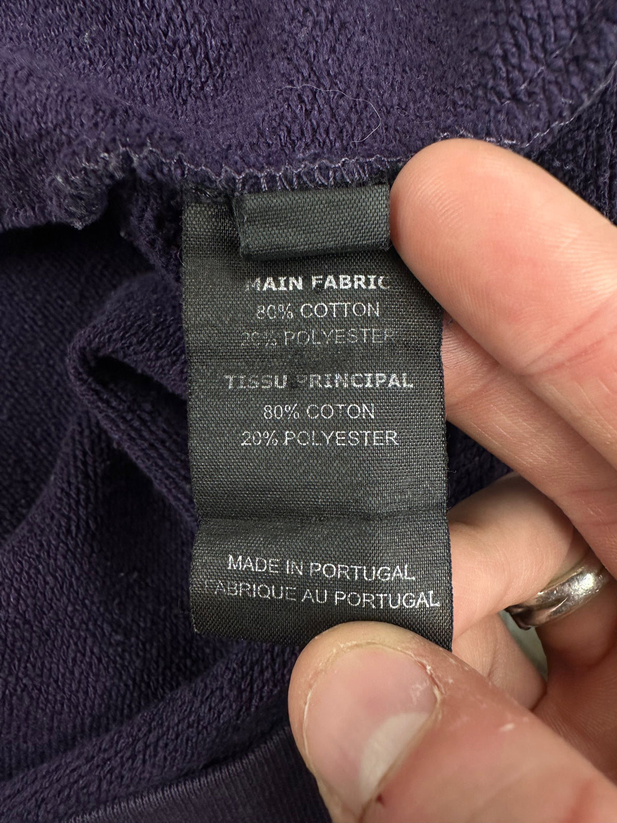 AW16 Vetements Homme ‘Sexual Fantasies’ Purple Slogan Hoodie
