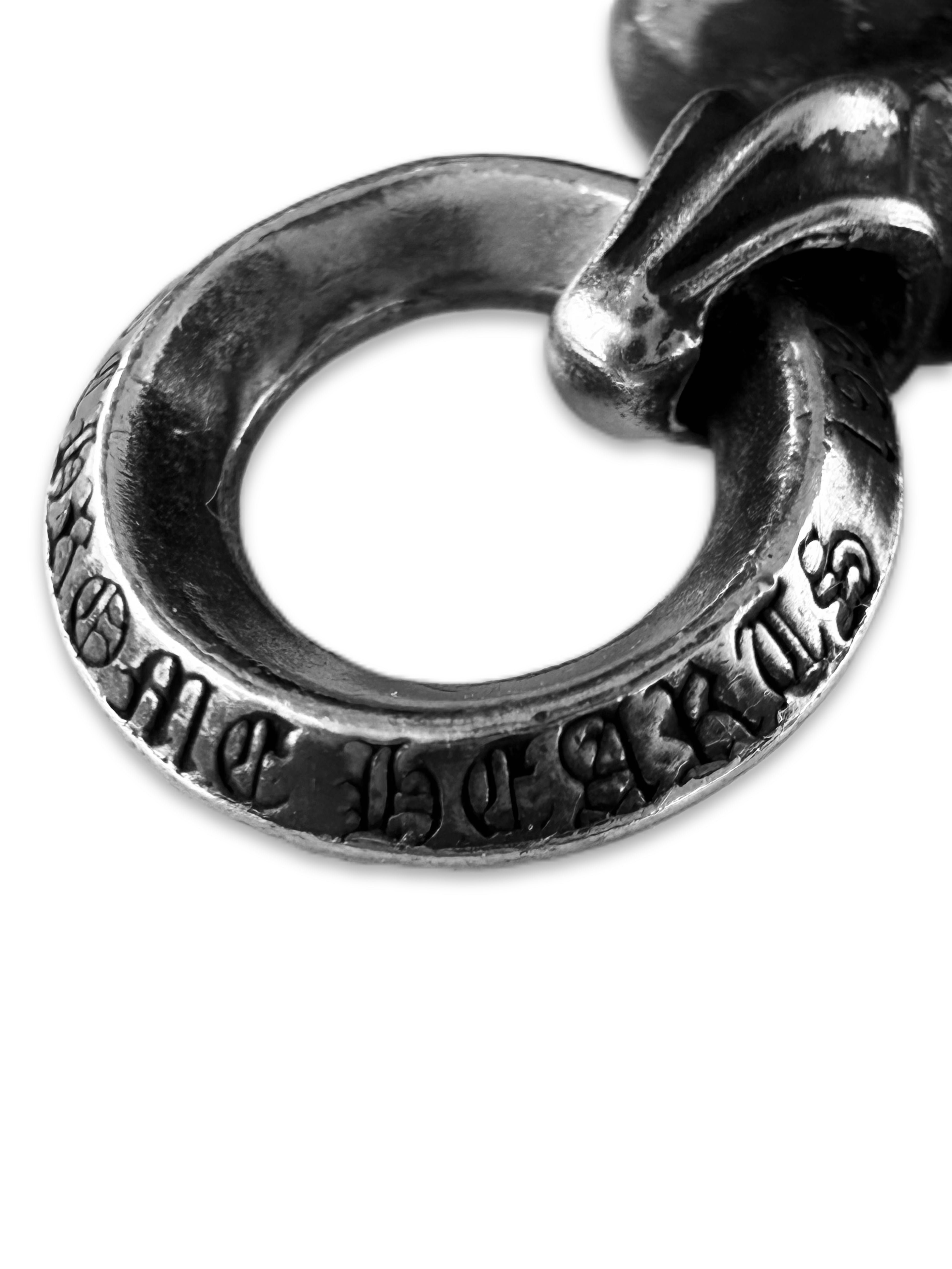 Chrome Hearts ‘Fleur de Lis’ .925 Silver Bail Charm Pendant