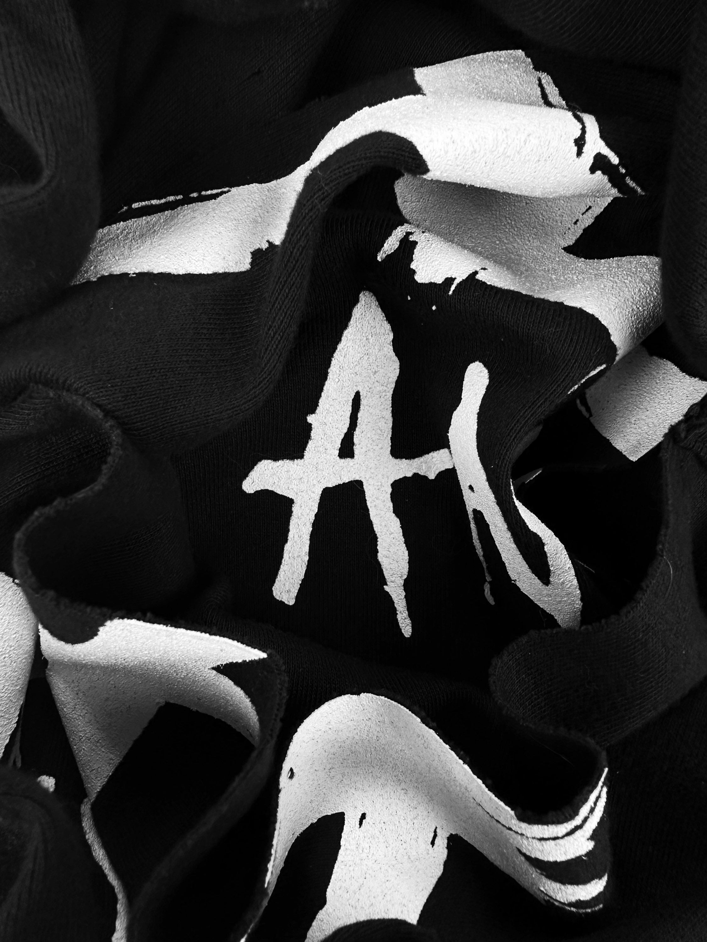 AW98 Raf Simons ‘Anarchy’ Motif Radioactivity Split Vest