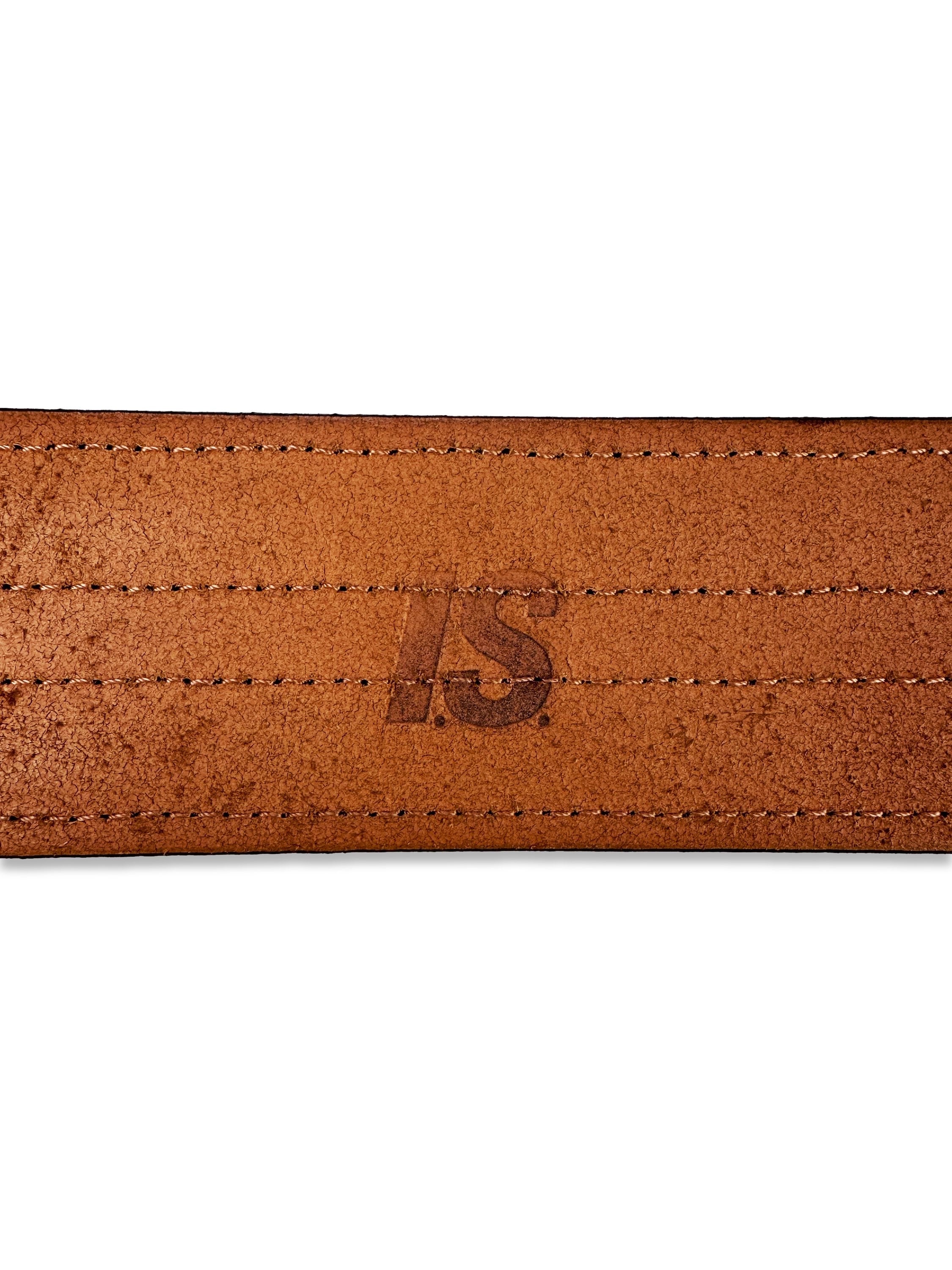 90s Issey Miyake Sport I.S Metallic Leather Belt Buckle