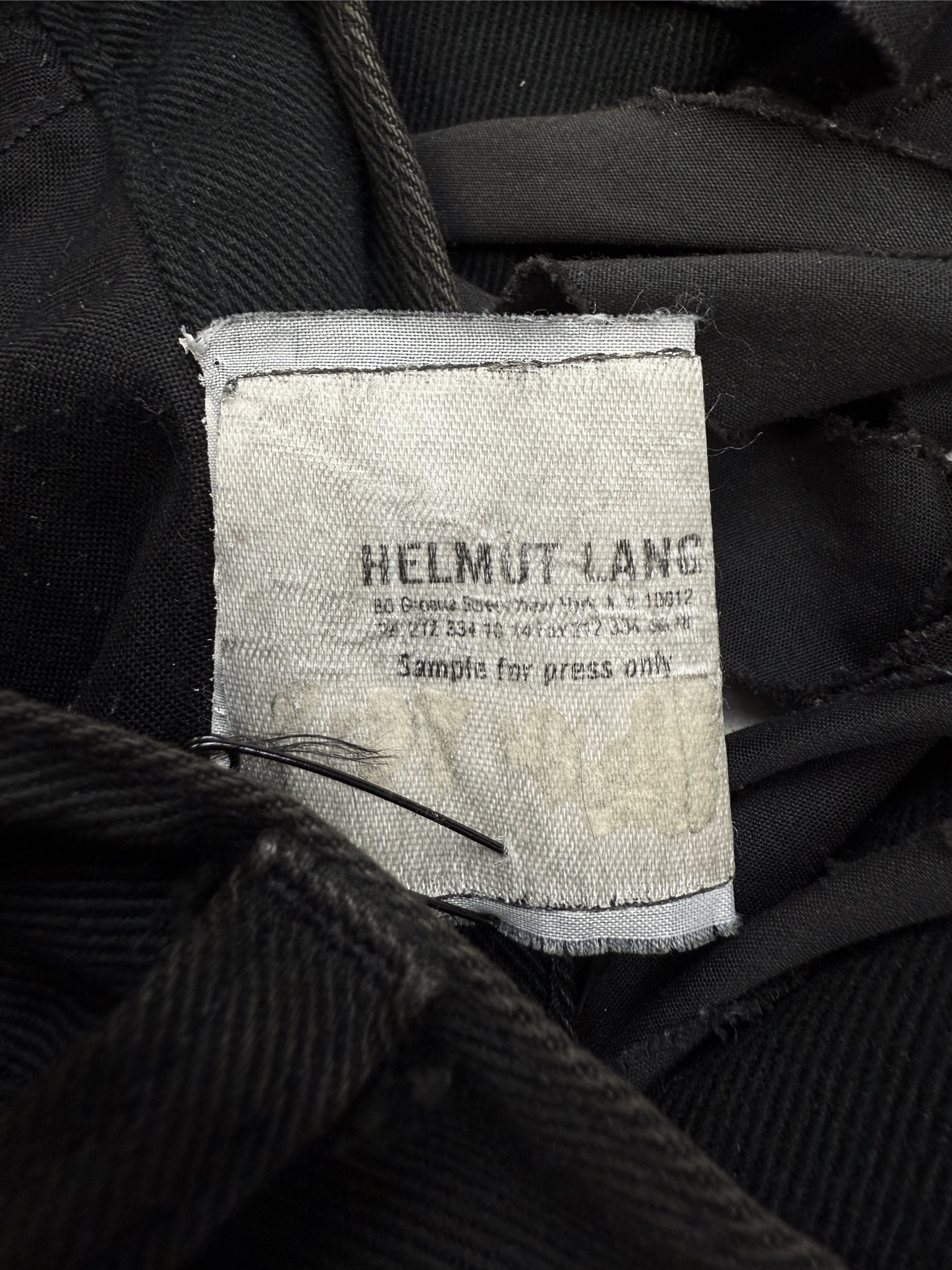 SS04 Helmut Lang PRESS SAMPLE ‘Mummy’ Bondage Jeans
