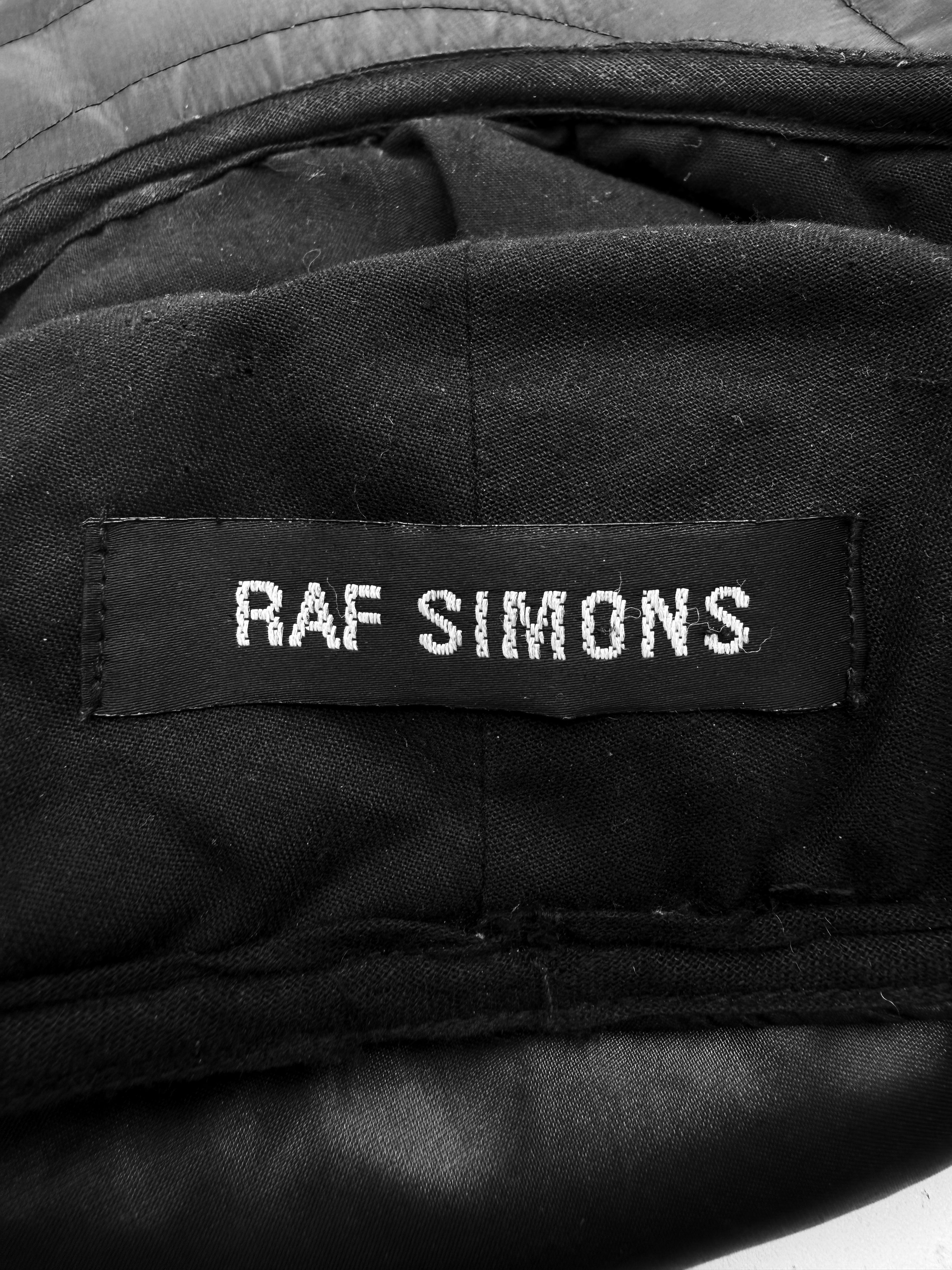 AW02 Raf Simons ‘Virginia Creeper’ Black Nylon Hat