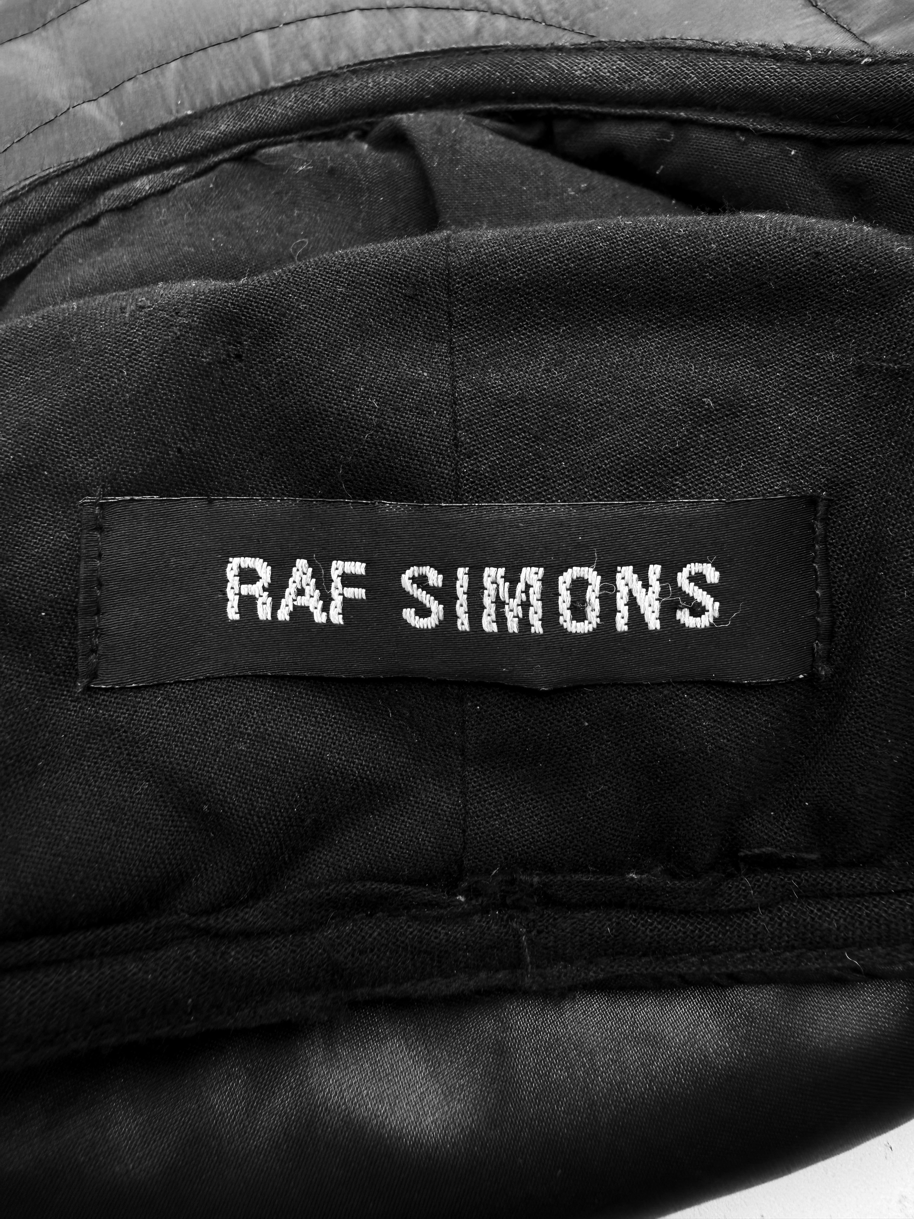 AW02 Raf Simons ‘Virginia Creeper’ Black Nylon Hat