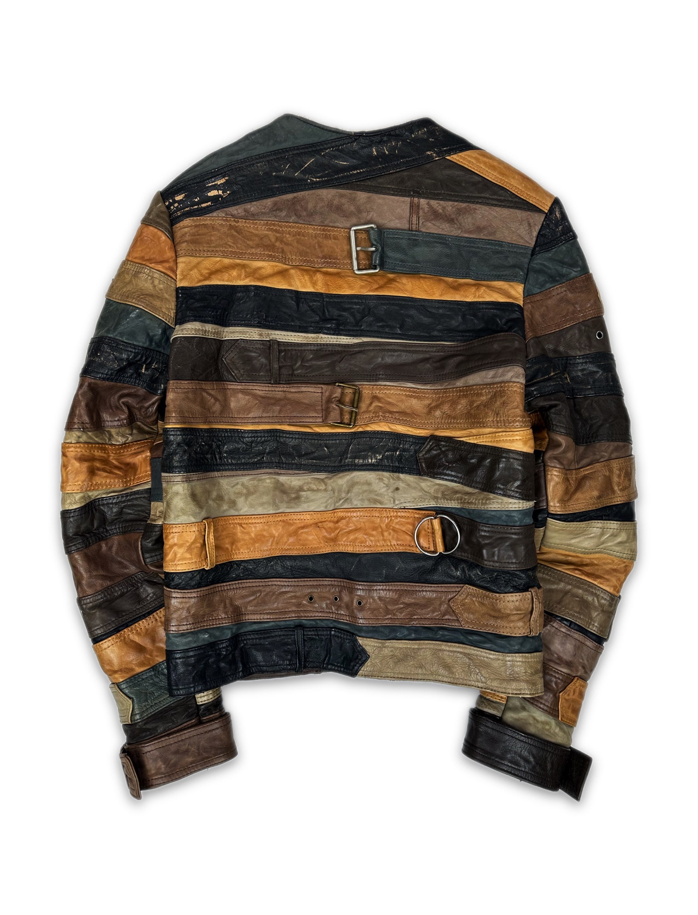 AW12 Maison Margiela x H&M ‘Belt’ Reworked Leather Jacket