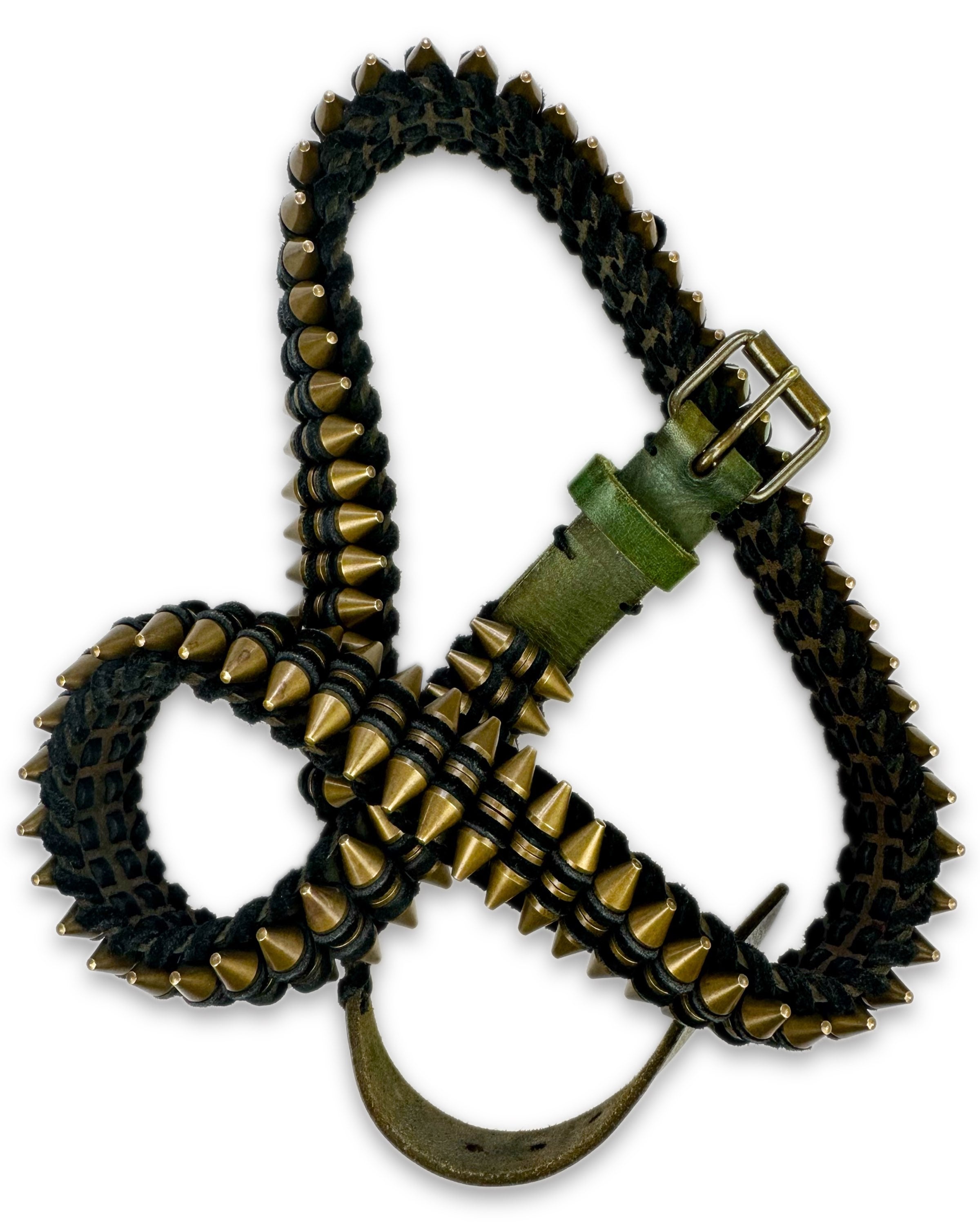 AW10 Balmain by Christophe Decarnin Leather ‘Bullet’ Belt