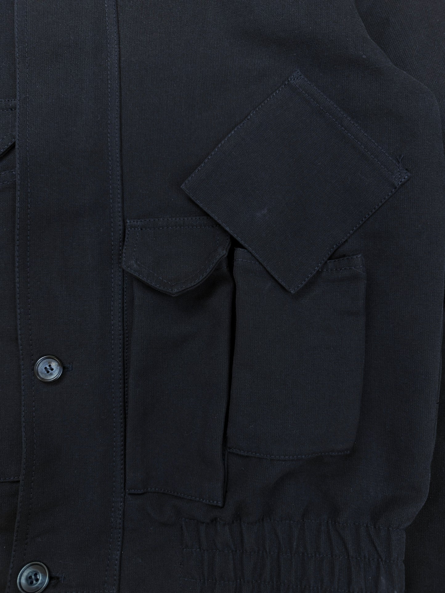 AW04 Raf Simons ‘Waves’ Sculptural Multi Pocket Work Jacket
