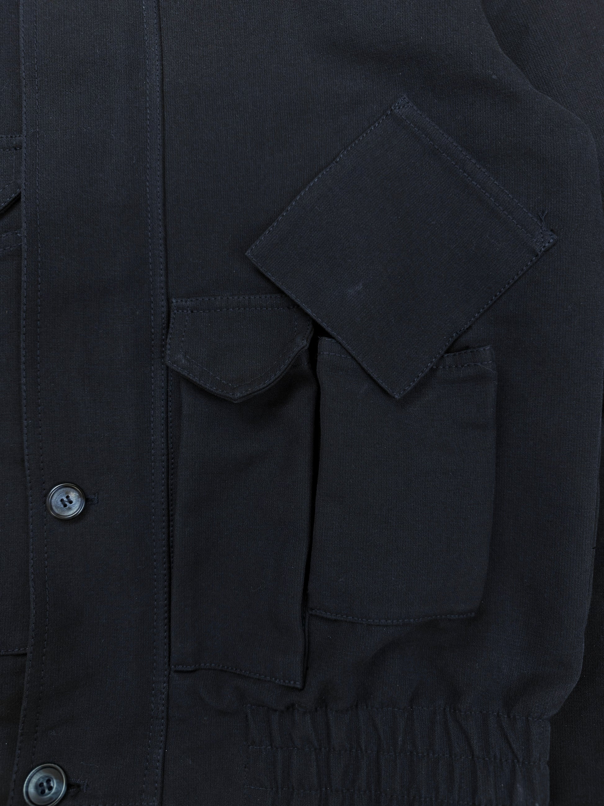 AW04 Raf Simons ‘Waves’ Sculptural Multi Pocket Work Jacket