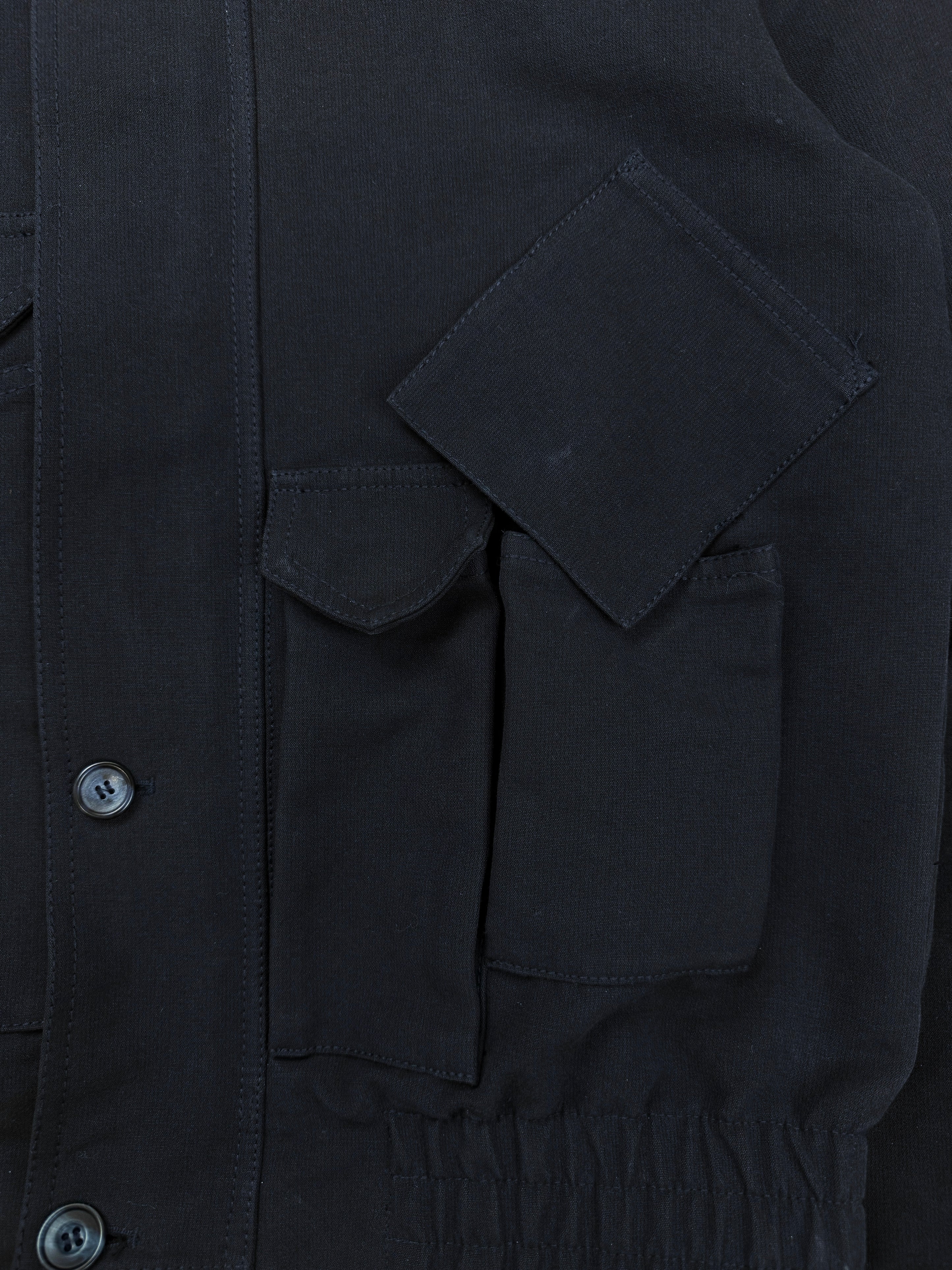 AW04 Raf Simons ‘Waves’ Sculptural Multi Pocket Work Jacket
