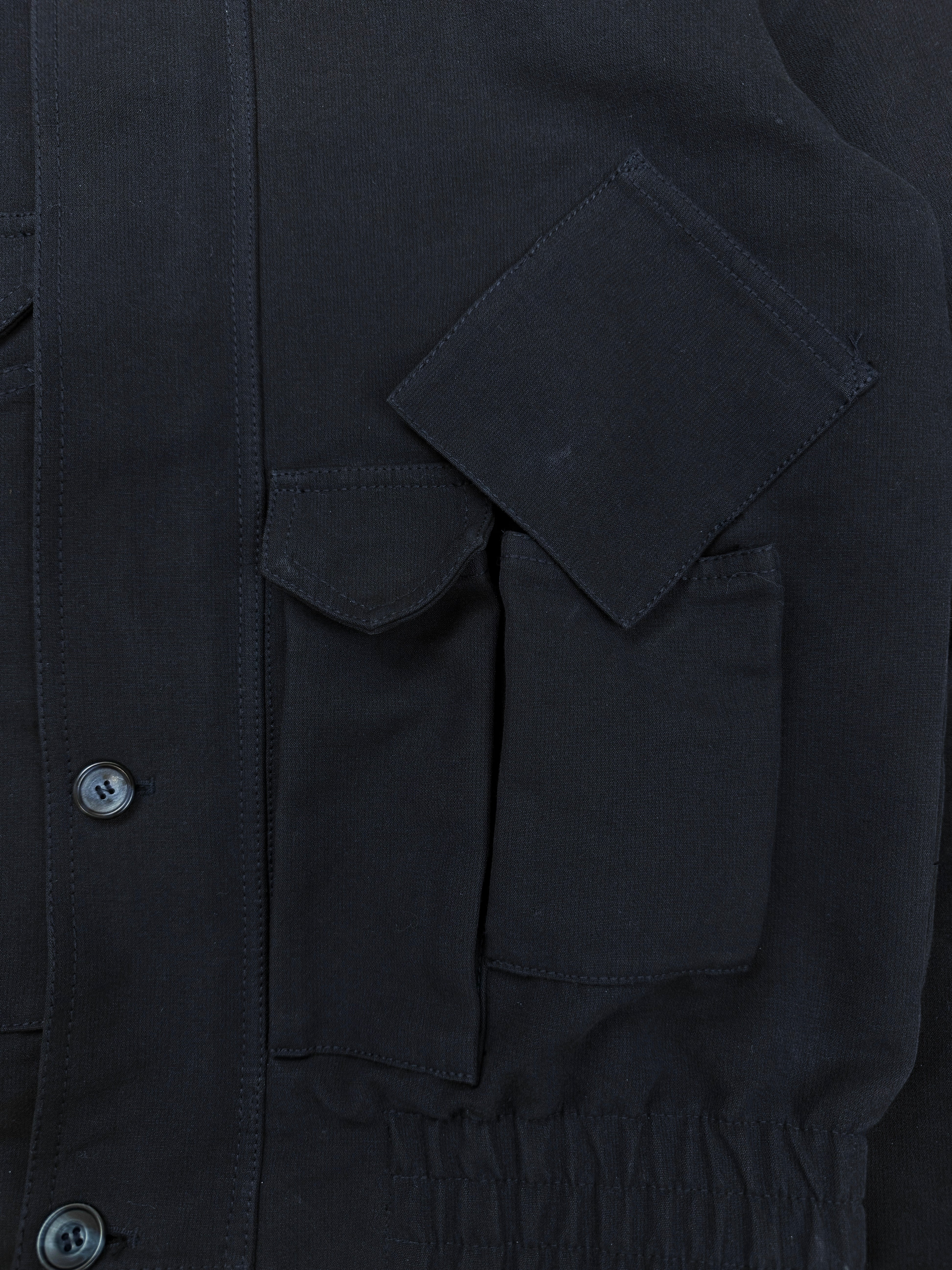 AW04 Raf Simons ‘Waves’ Sculptural Multi Pocket Work Jacket