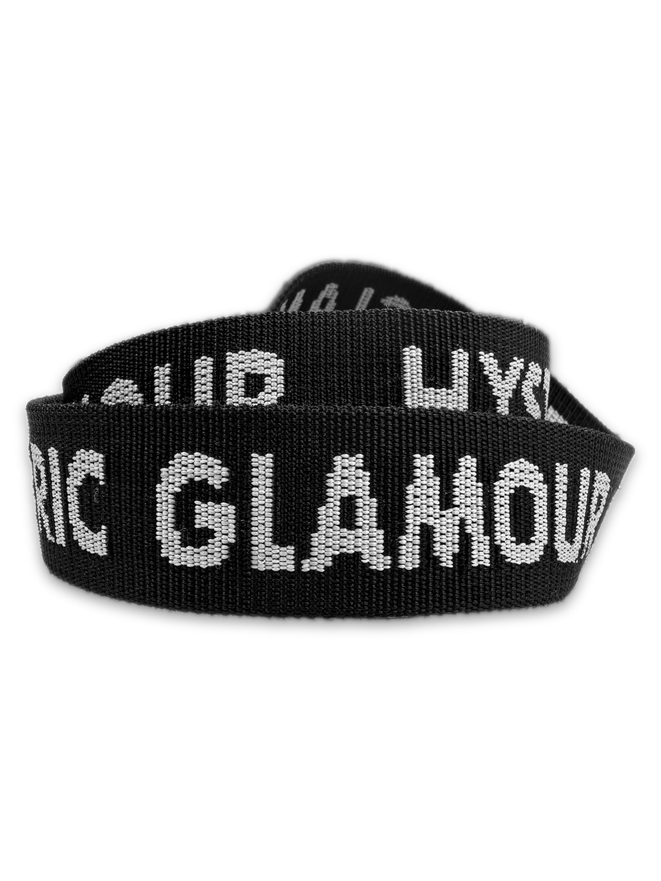 00s Hysteric Glamour Show Girl Silver Buckle Monogram Belt