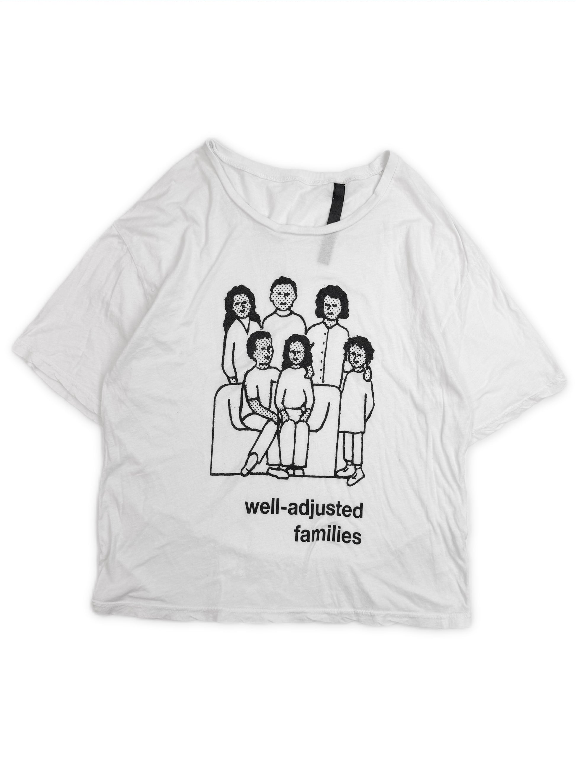 SS18 Enfants Riches Deprimes ‘Well-Adjusted Families’ White Graphic T-Shirt