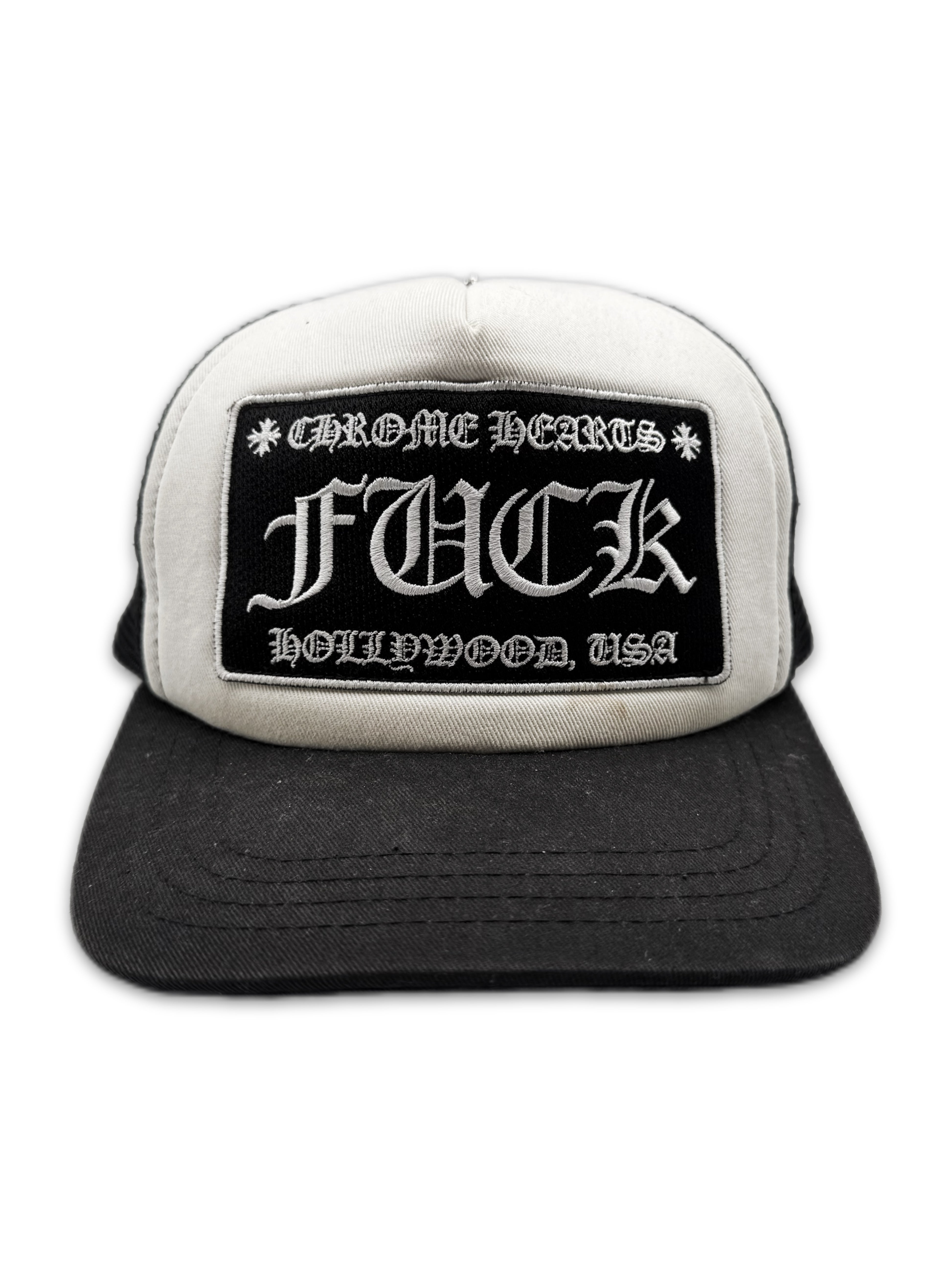 Chrome Hearts ‘Fuck’ Hollywood Exclusive Mesh Trucker Hat