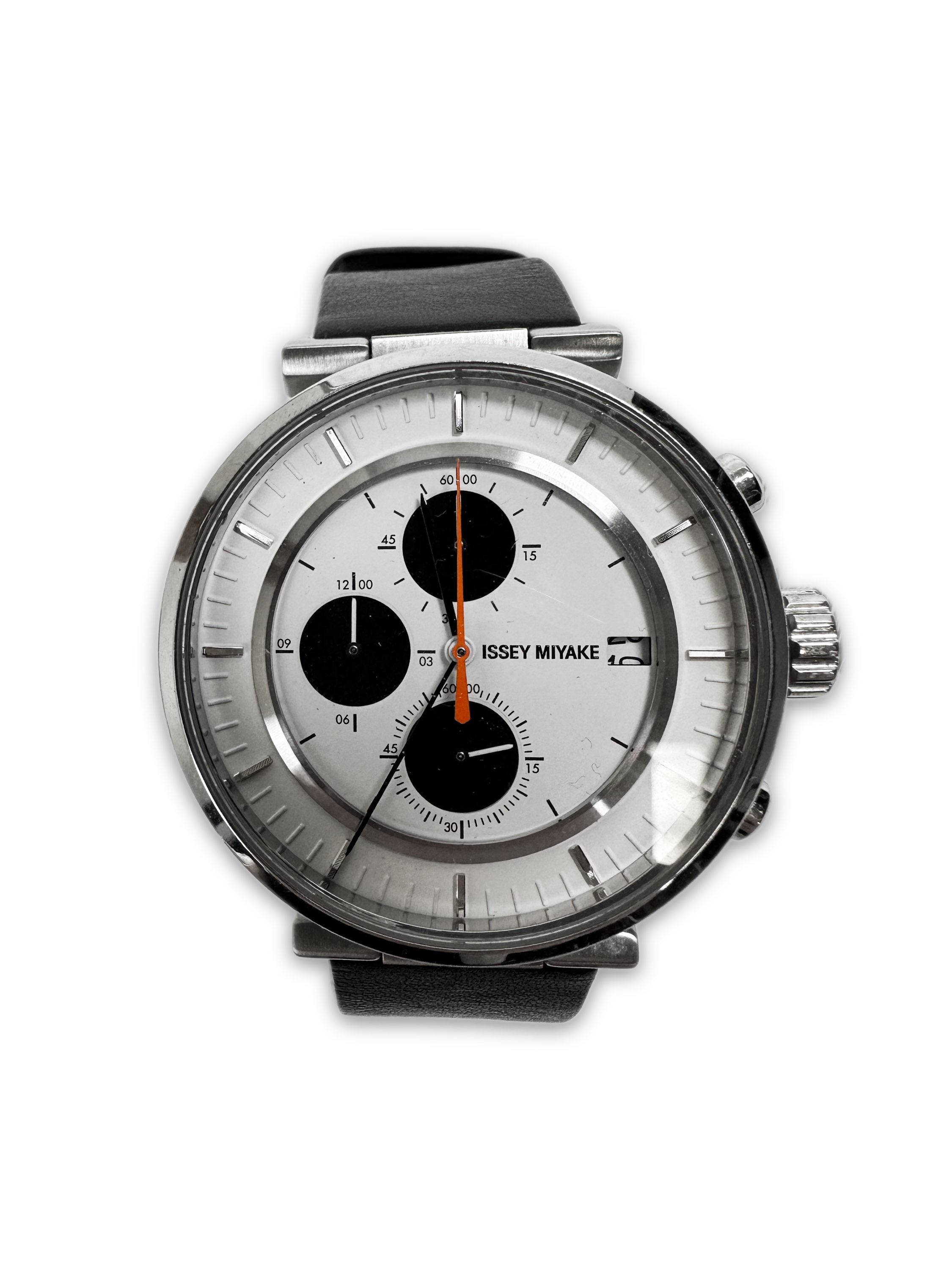00s Issey Miyake by Satoshi Wada Triple Chronograph Wristwatch