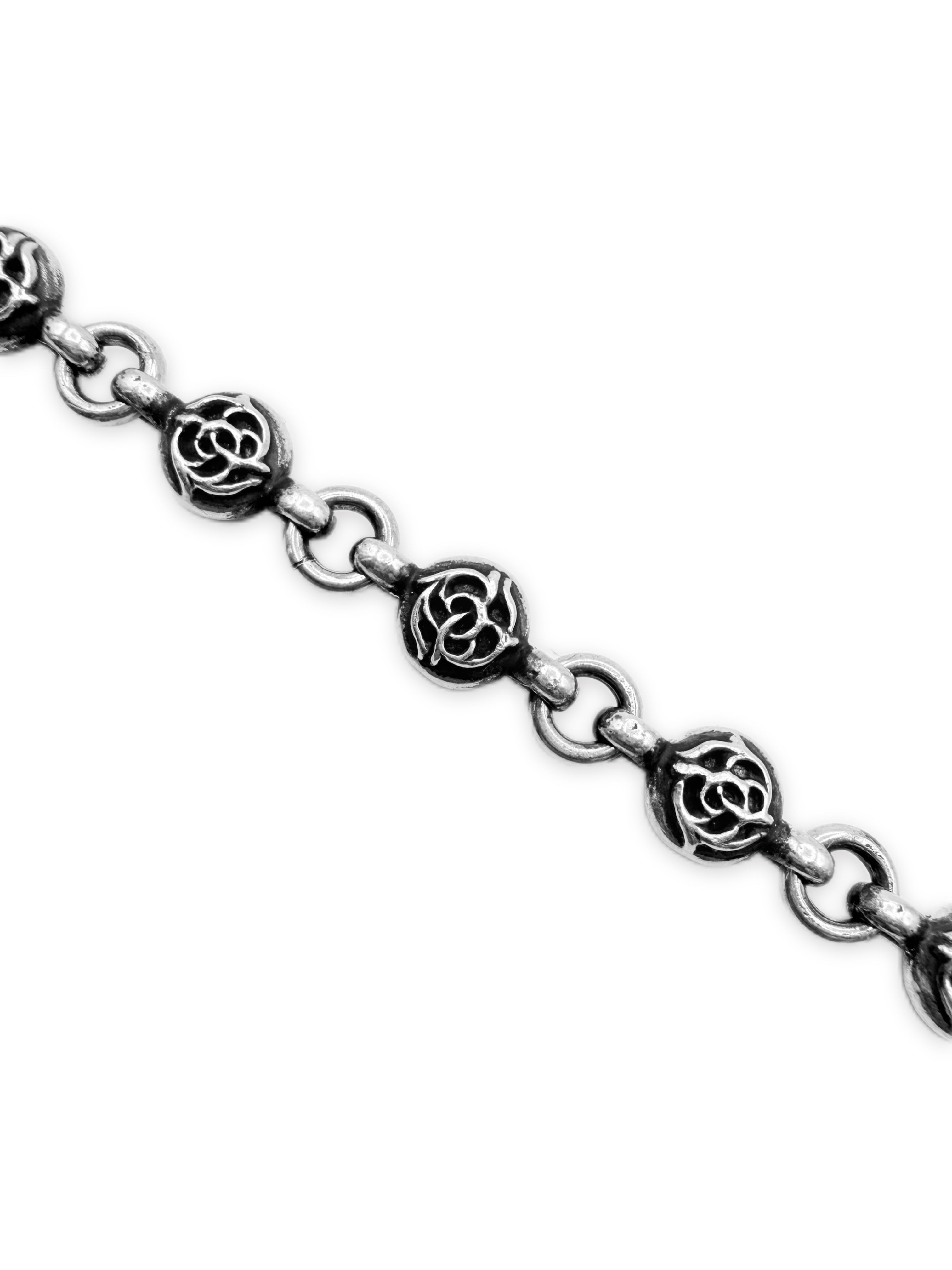Chrome Hearts ‘Bell’ Pendant Cross Ball .925 Silver Necklace
