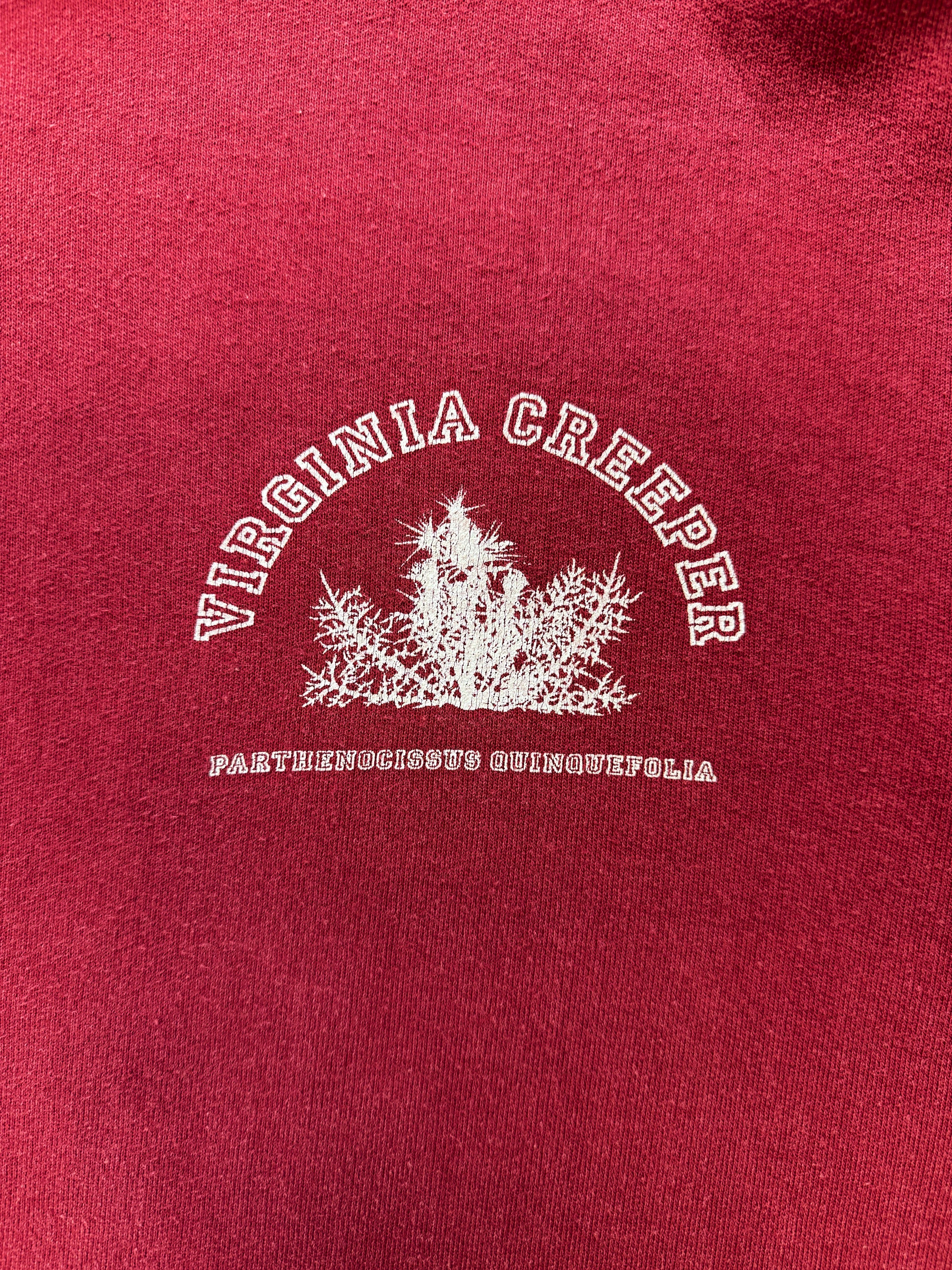 AW02 Raf Simons ‘Virginia Creeper’ Red Sun Faded Collegiate Hoodie