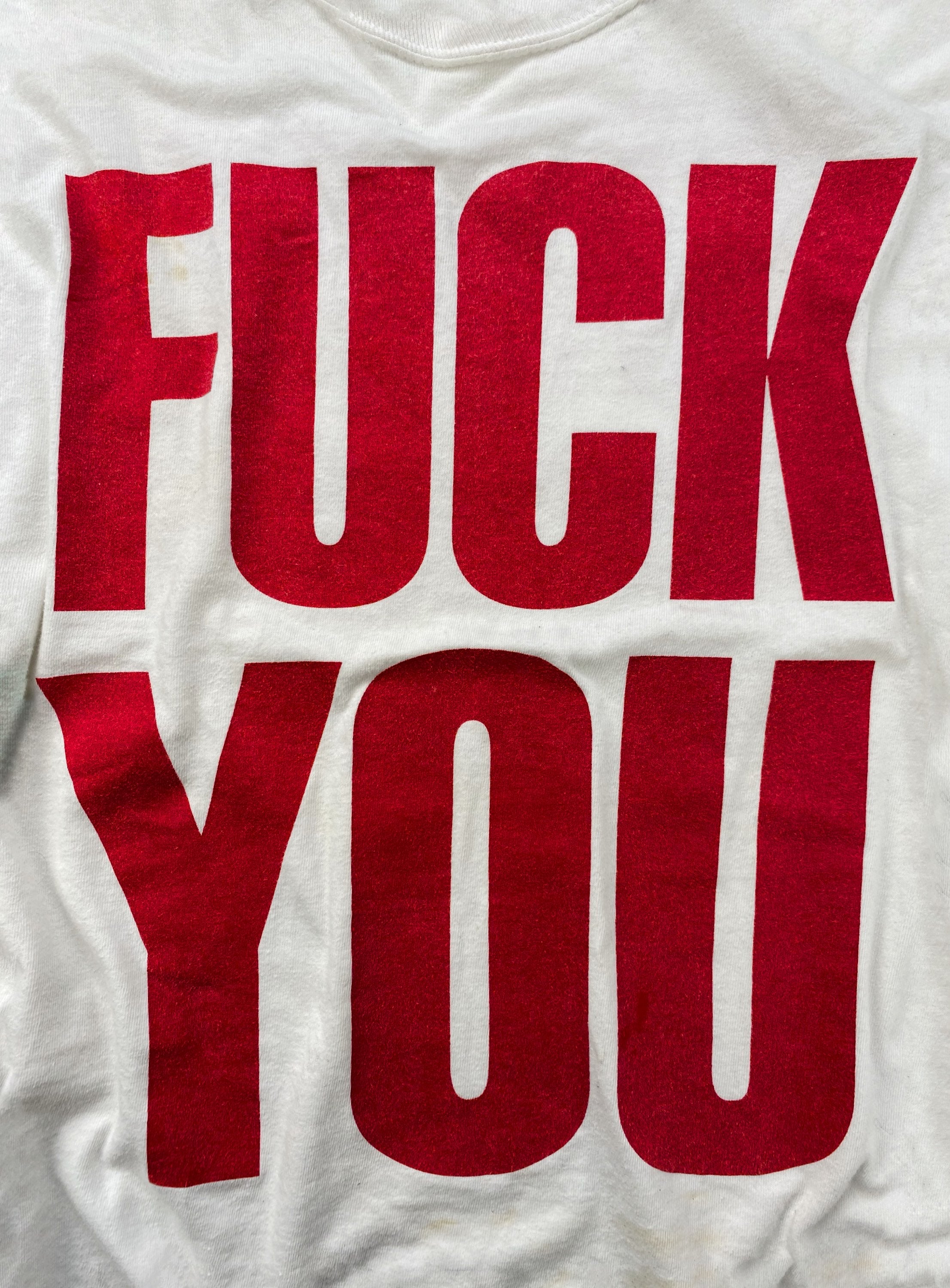 SS06 Number (N)ine ‘Fuck You’ Staff Exclusive Slogan T-Shirt