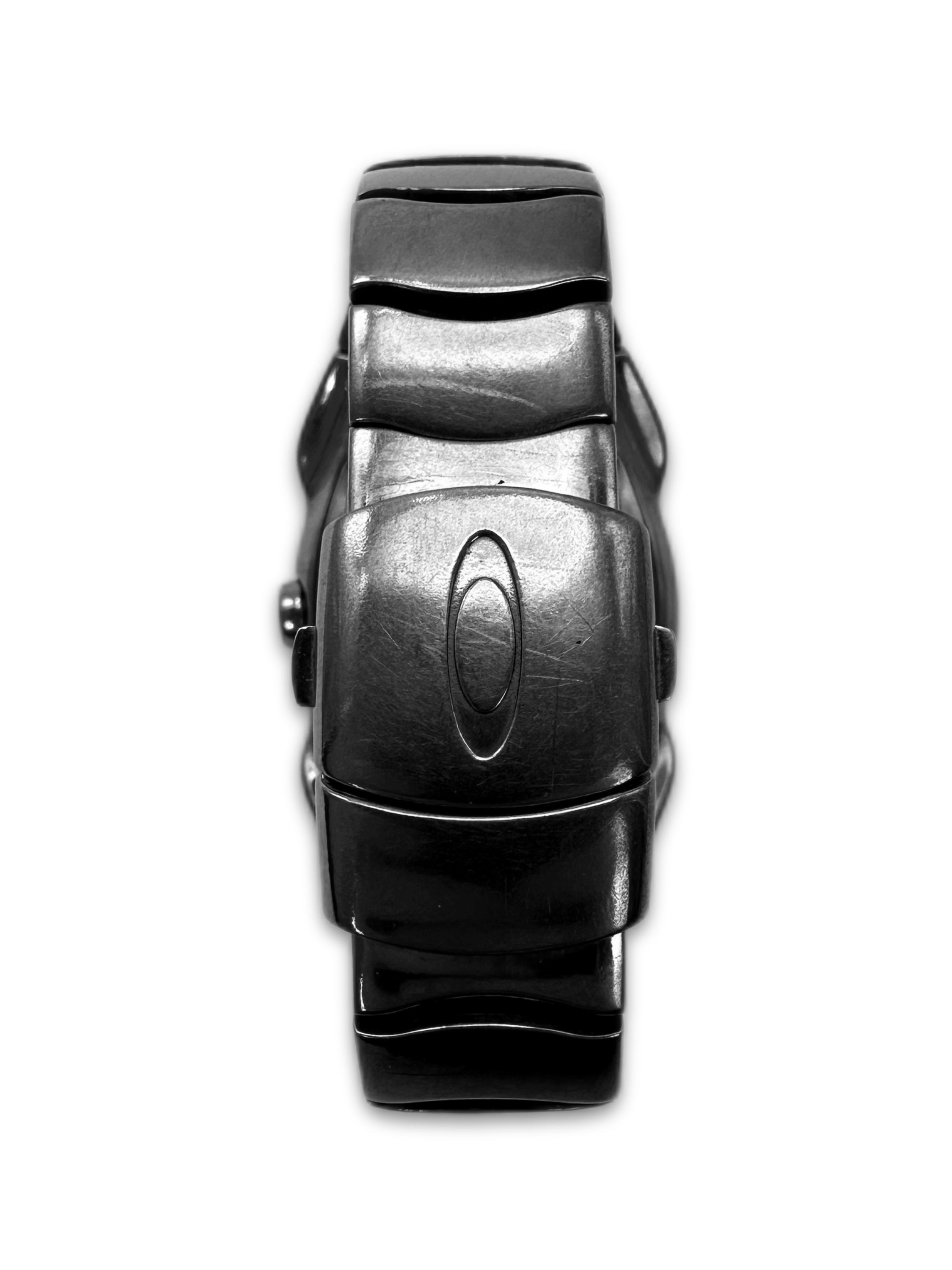 1998 Oakley ‘Timebomb’ Sapphire Blue Silver Wrist Watch