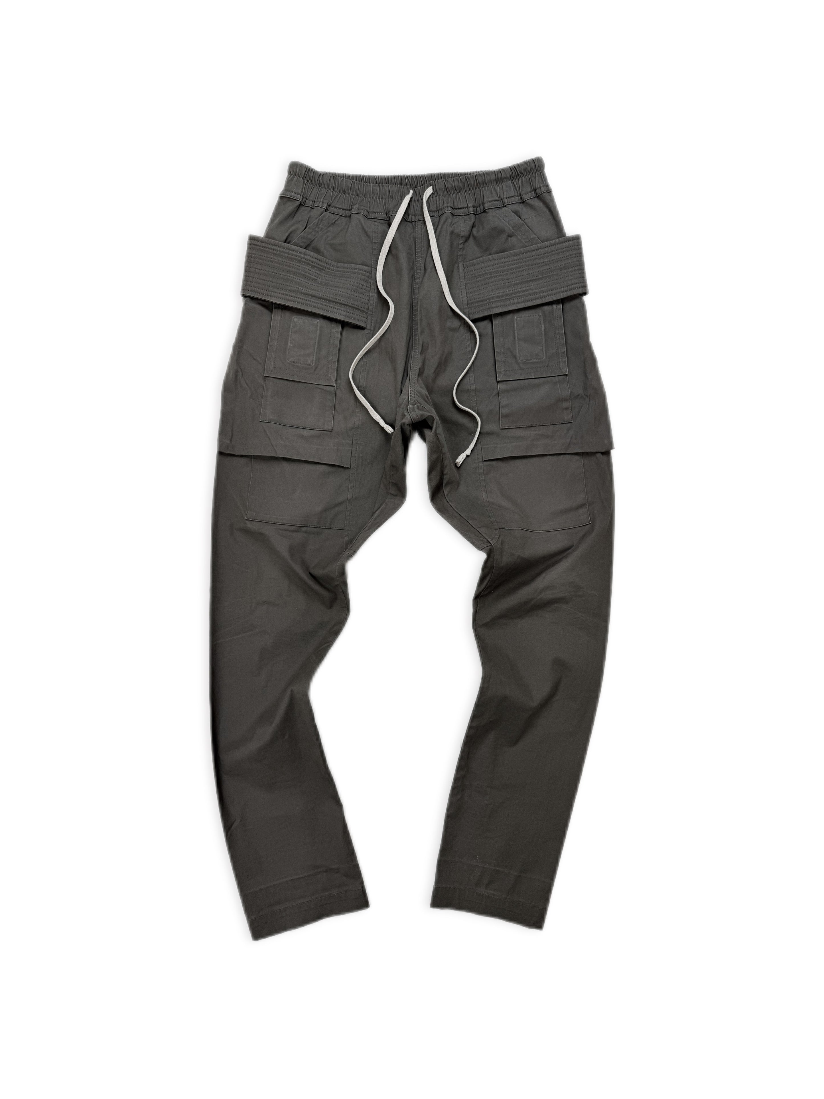AW18 Rick Owens Dark Dust Creatch Cargo Pocket Pants