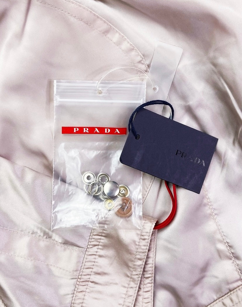 FW99 Prada Astro Cargo Aviator Belted Bondage Rose Pants