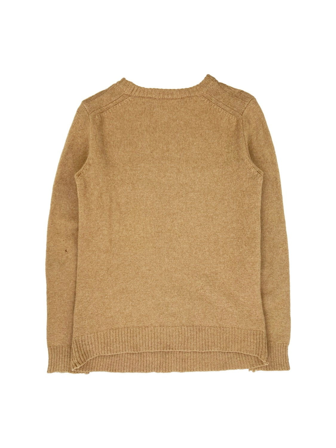AW01 Raf Simons “Riot, Riot, Riot” Cable Knit Sand Sweater
