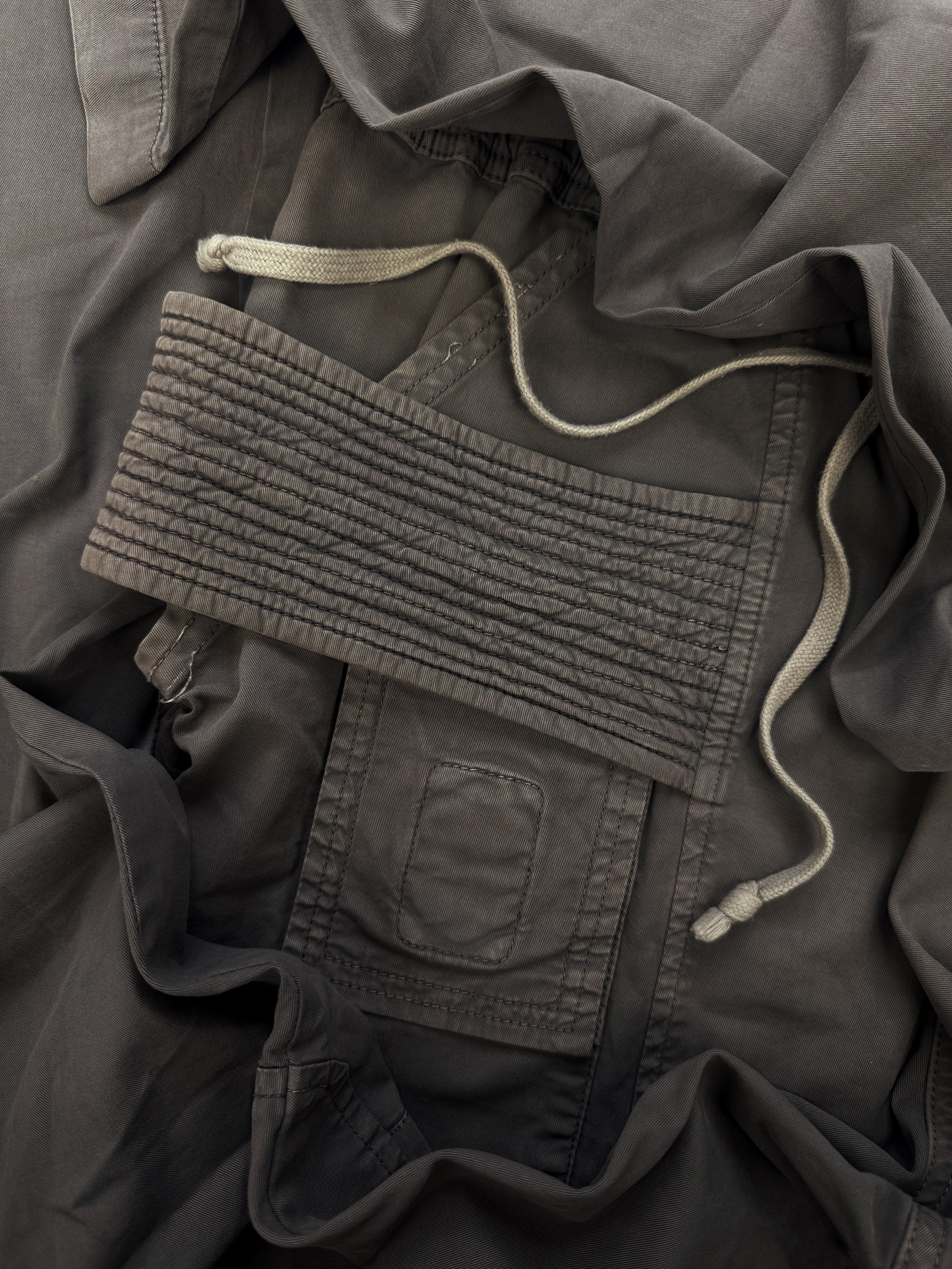 SS14 Rick Owens ‘Creatch’ Cargo Dust Wide Cut Pants