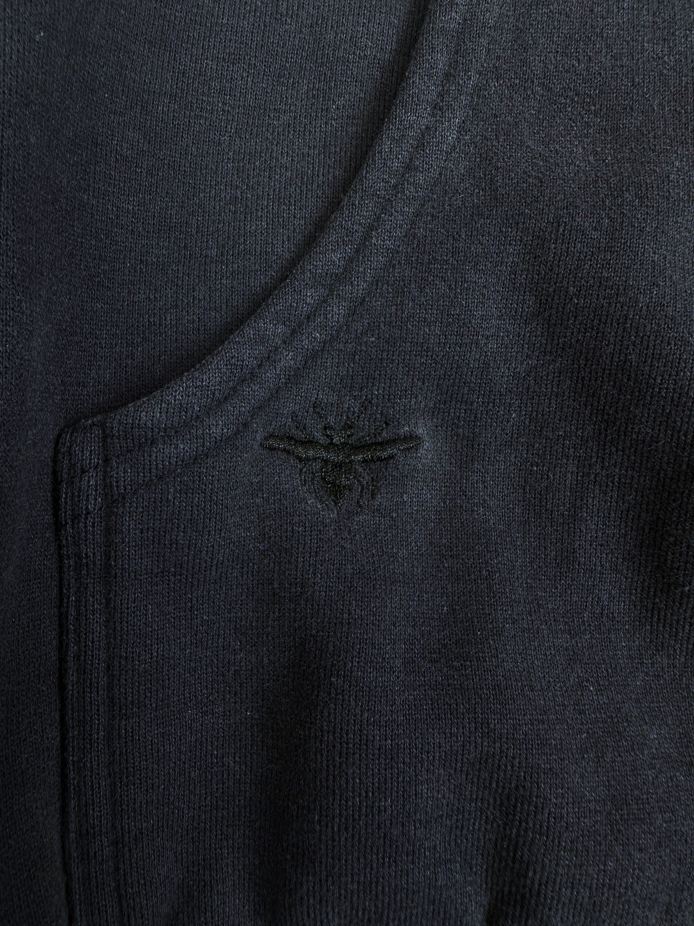 Dior Homme ‘Bee’ Embroidered Motif Navy Blue Hoodie