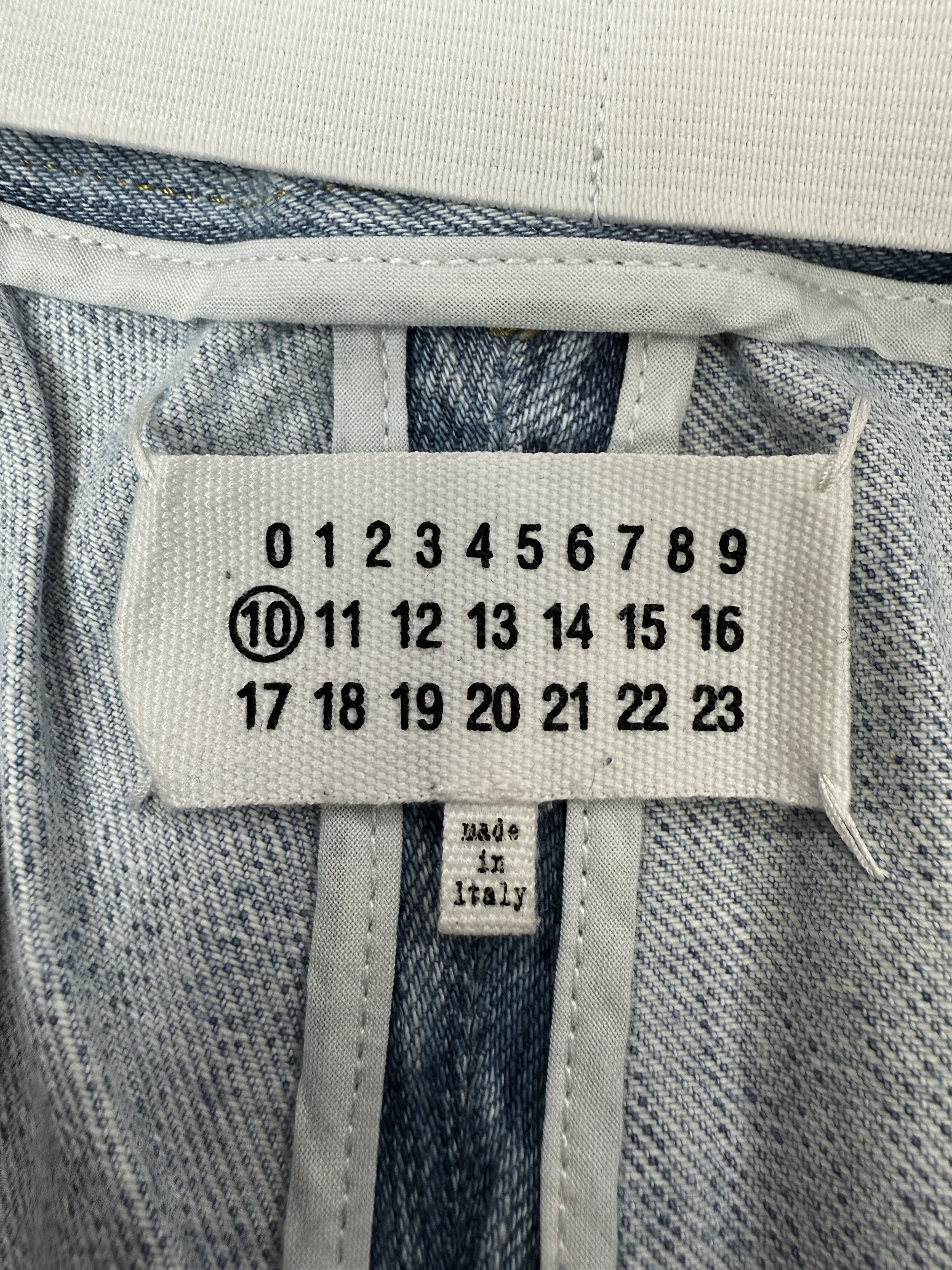 Maison Margiela Blue Wash Elasticated Wide Cut Baggy Denim