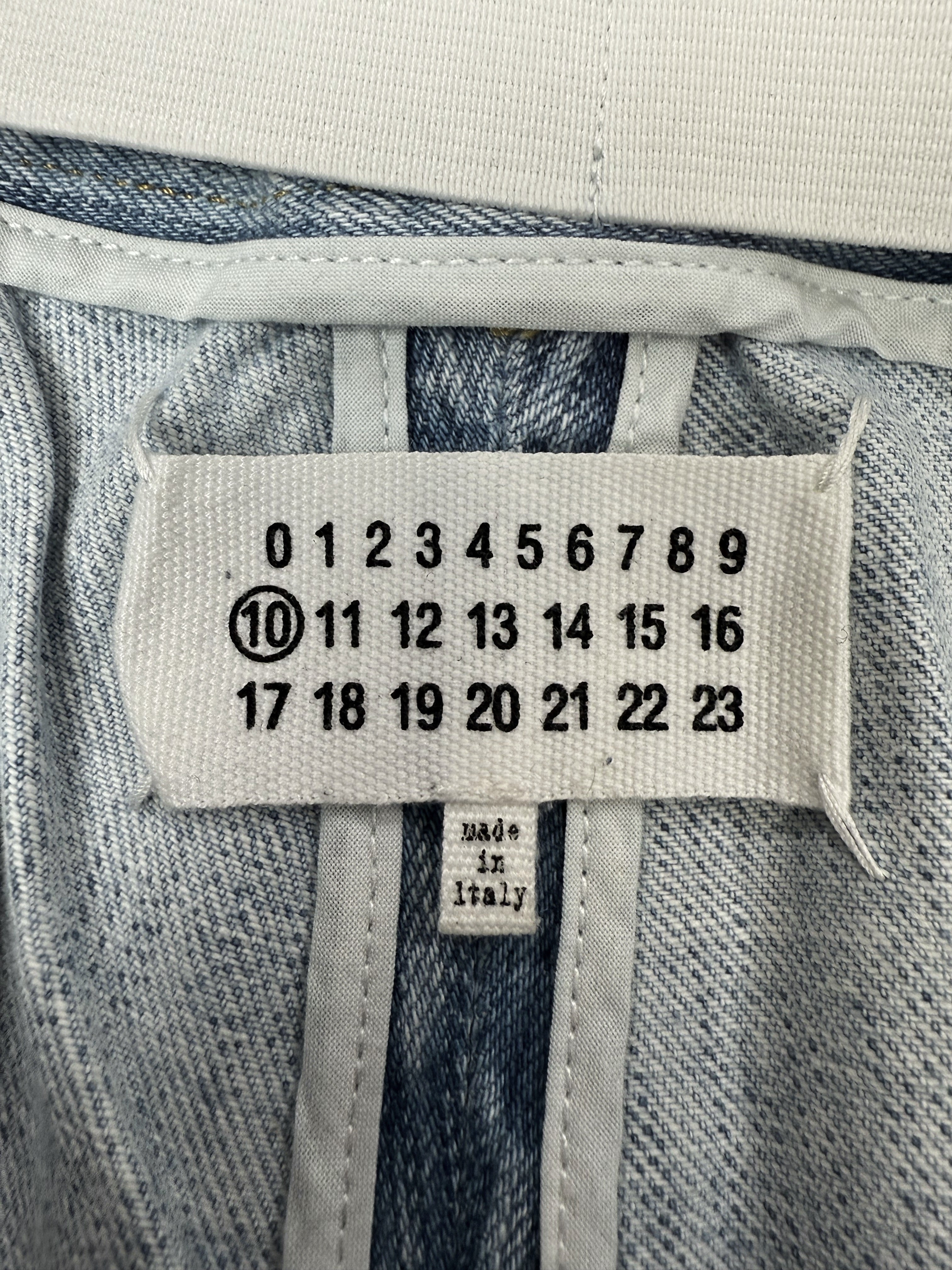Maison Margiela Blue Wash Elasticated Wide Cut Baggy Denim