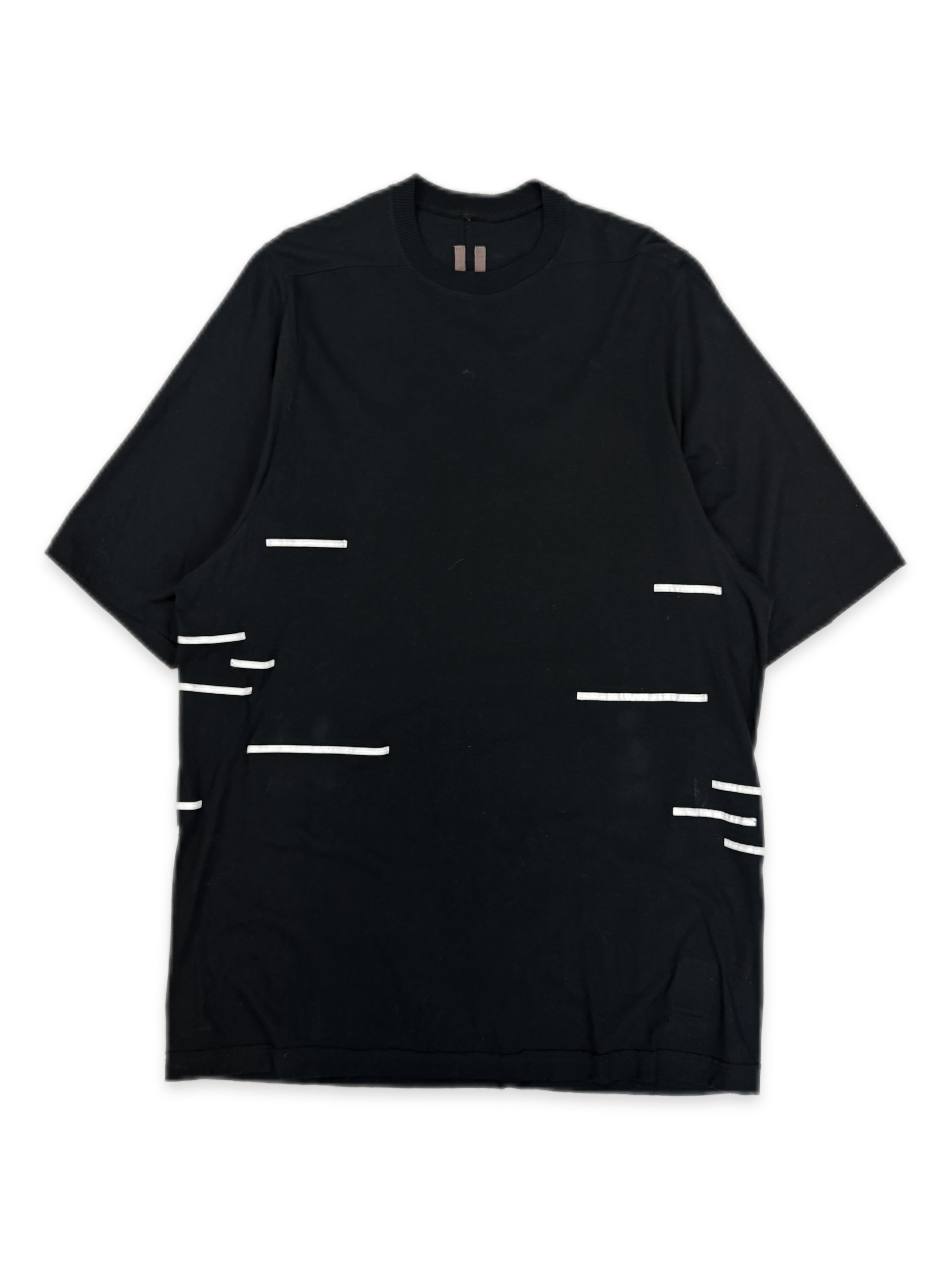 2013 Rick Owens DRKSHDW Embroidered Line T-Shirt
