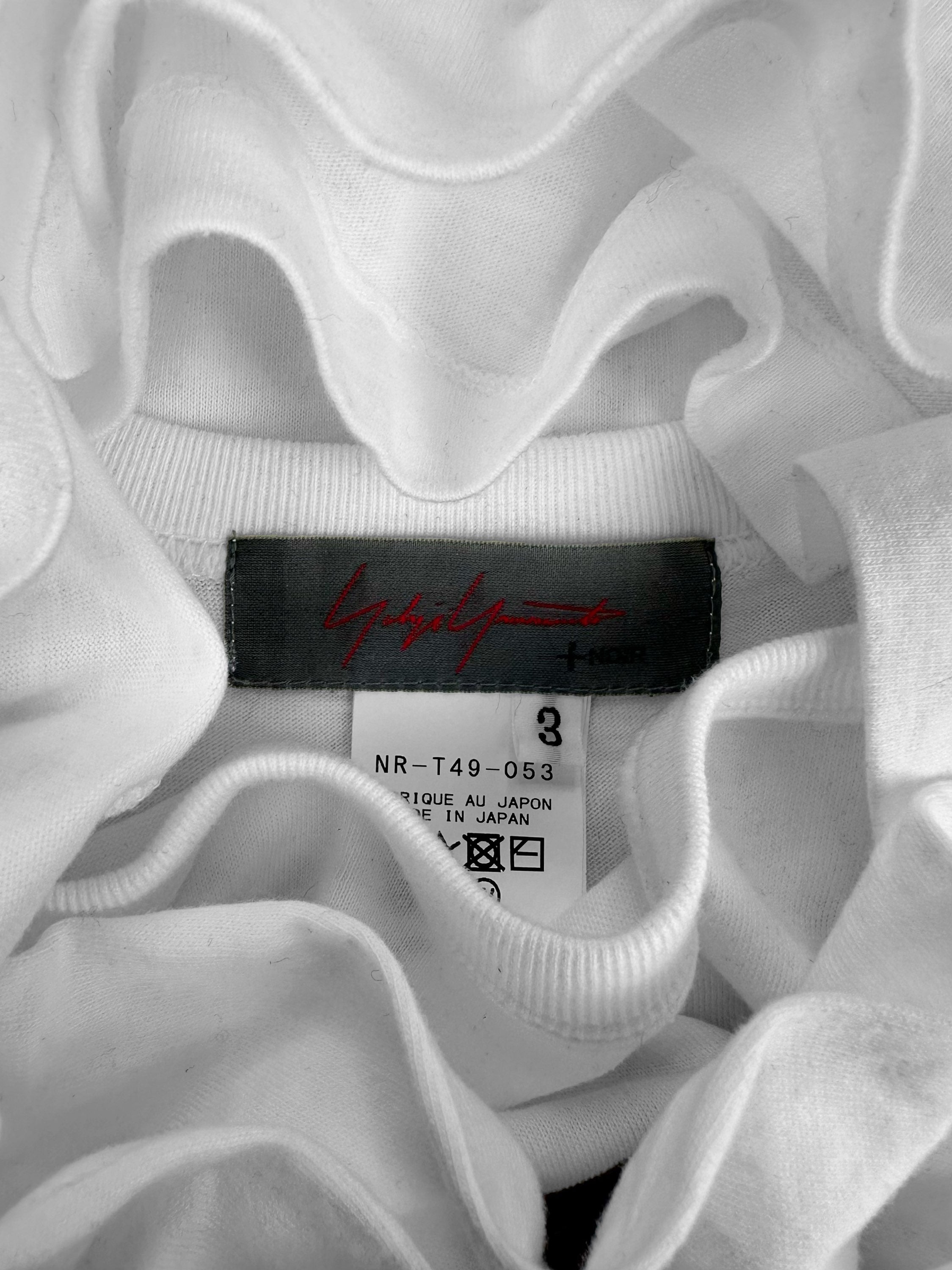00’s Yohji Yamamoto ‘Pin-Up Girl’ White Graphic T-Shirt