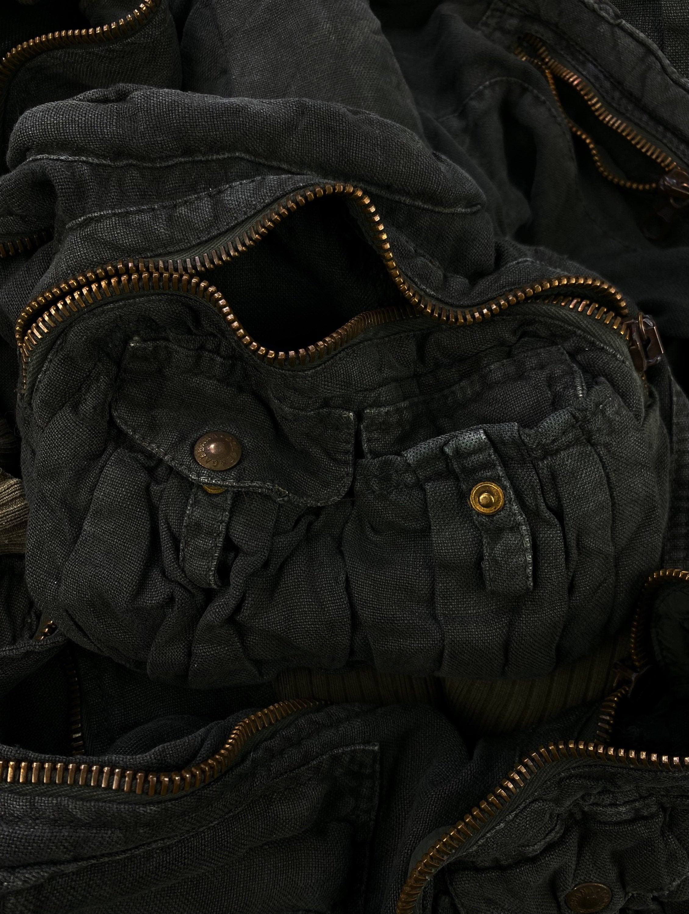 SS03 Dolce &amp; Gabbana ‘3D’ Cargo Pocket Metallic Hunting Jacket