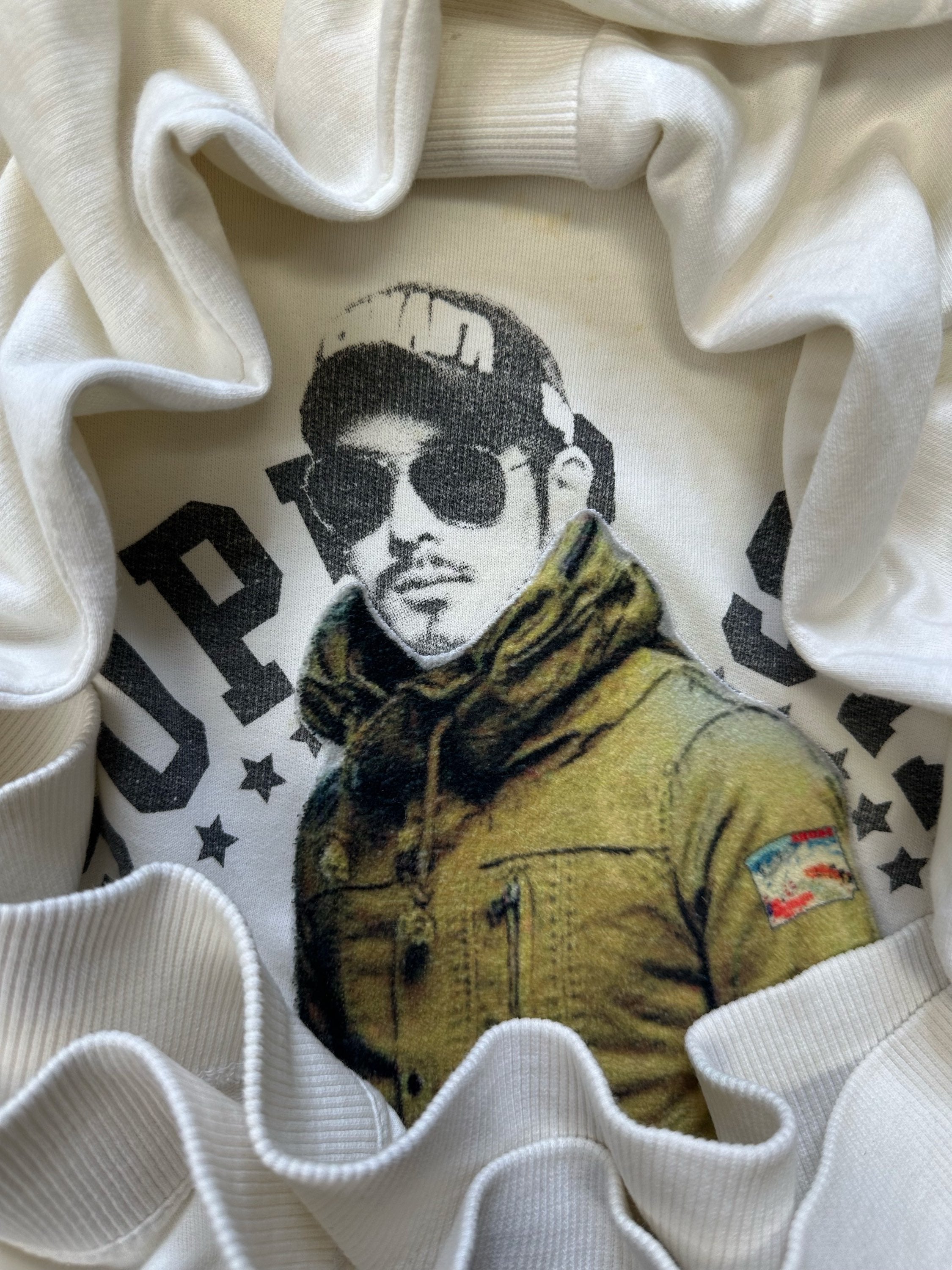 00s Number (N)ine ‘Superstar’ Patched Collegiate Crewneck