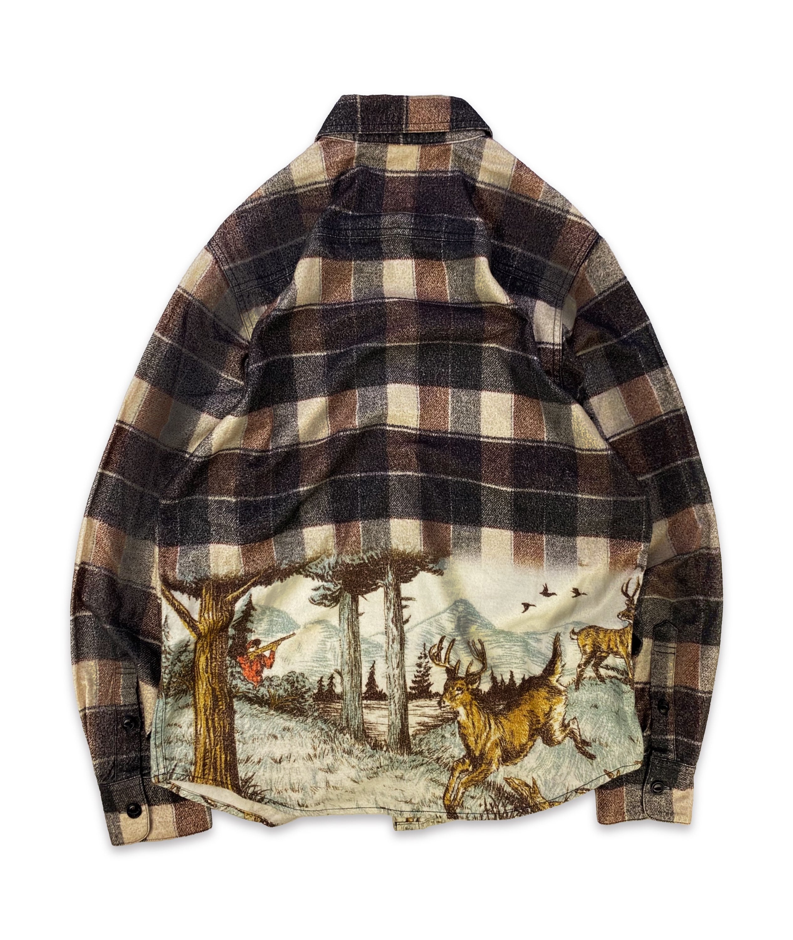 AW15 Neighborhood x Burton ‘Landscape’ Gradient Flannel Jacket
